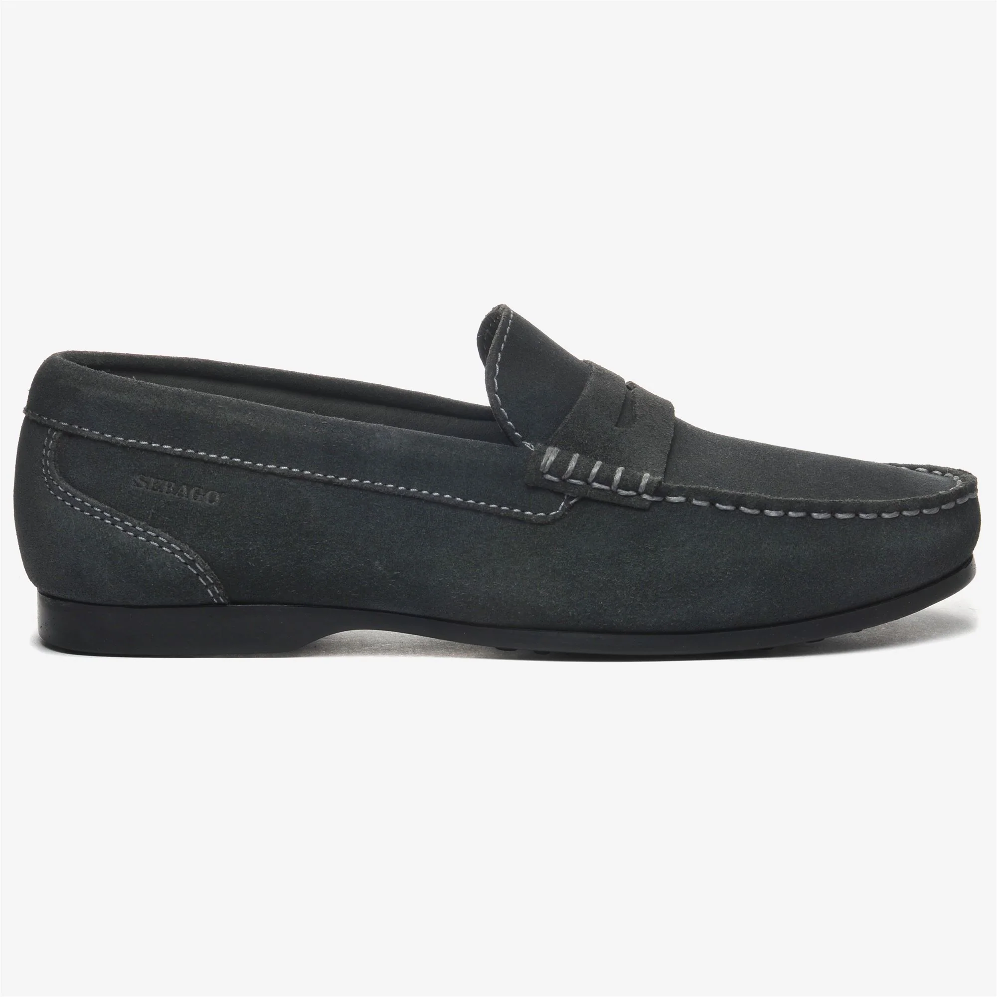 BYRON SUEDE - Moc - Moccasin - Man - DK GREY