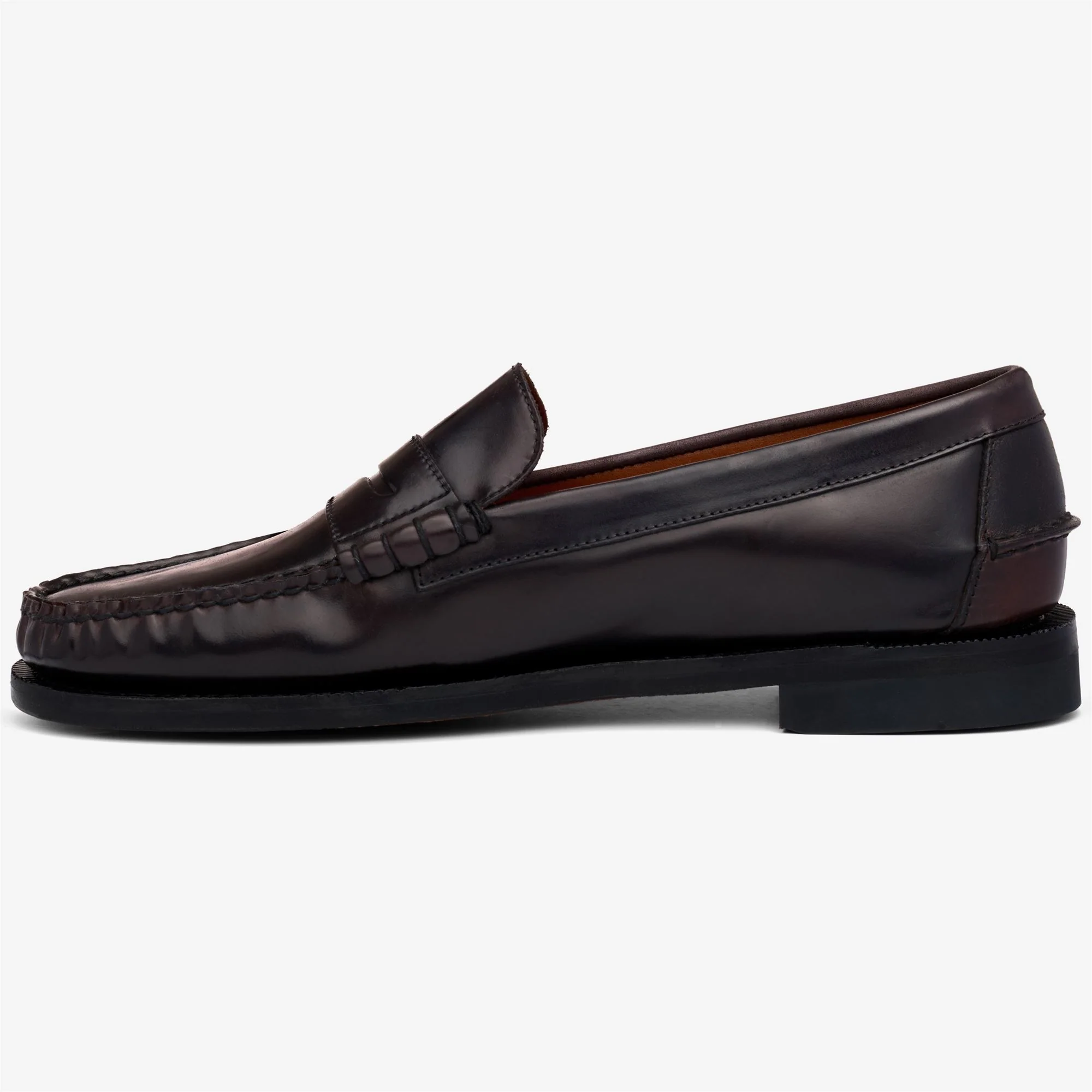 CLASSIC DAN SHELL CORDOVAN - Moc - Moccasin - Man - BLACK - Image 3