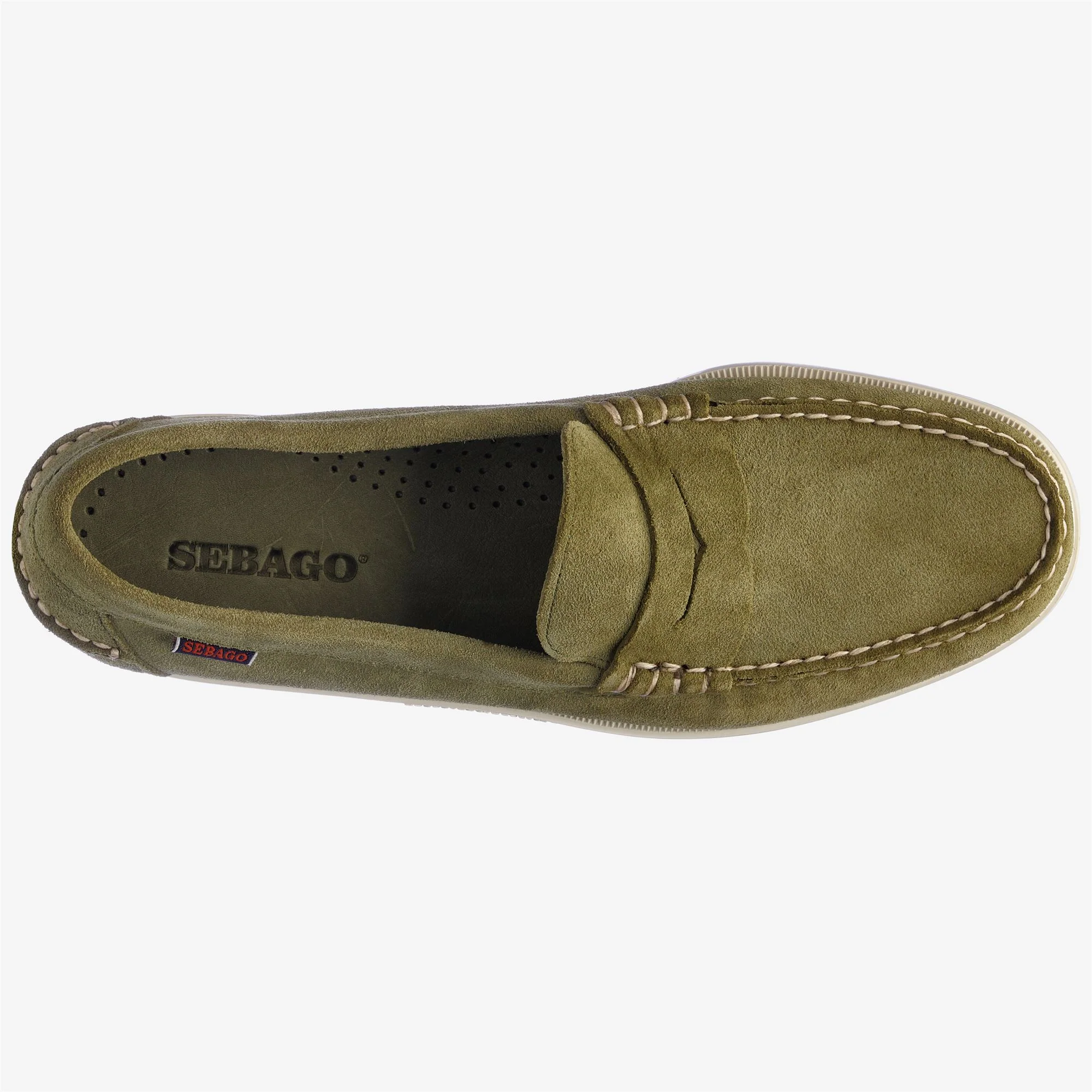 DAN BOAT FLESH OUT - Docksides - Moccasin - Man - GREEN MILITARY - Image 4