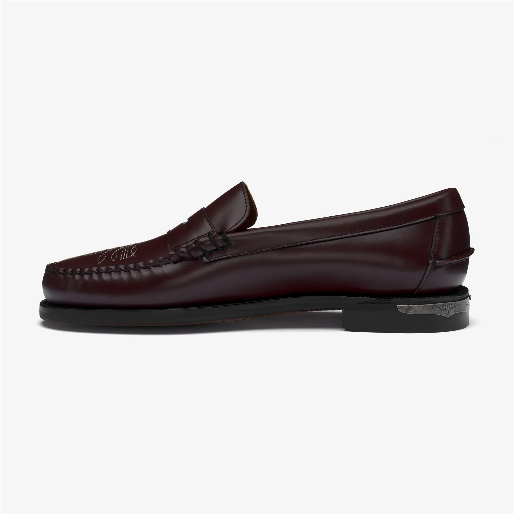 DAN EL PASO - Moc - Moccasin - Man - BROWN BURGUNDY - Image 3