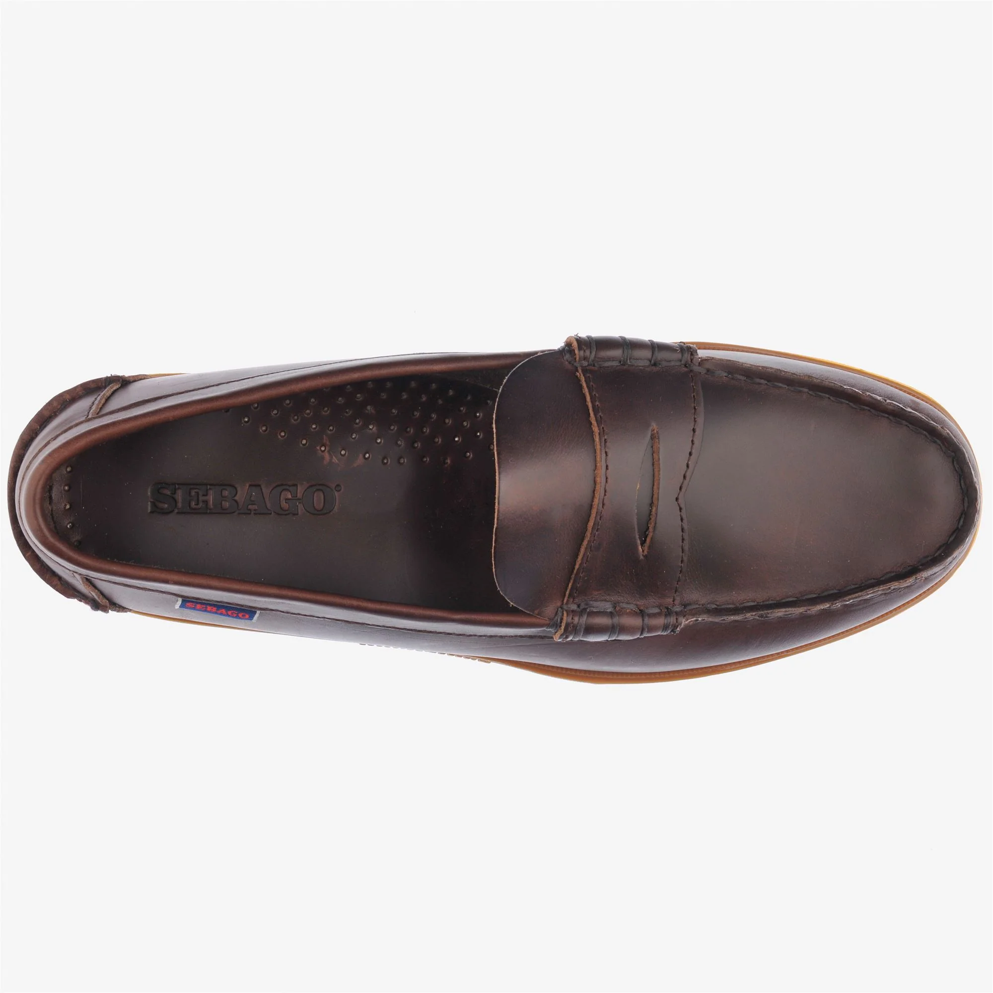 DOLPHIN WAXED - Docksides - Moccasin - Man - TOTAL DK BROWN - Image 4