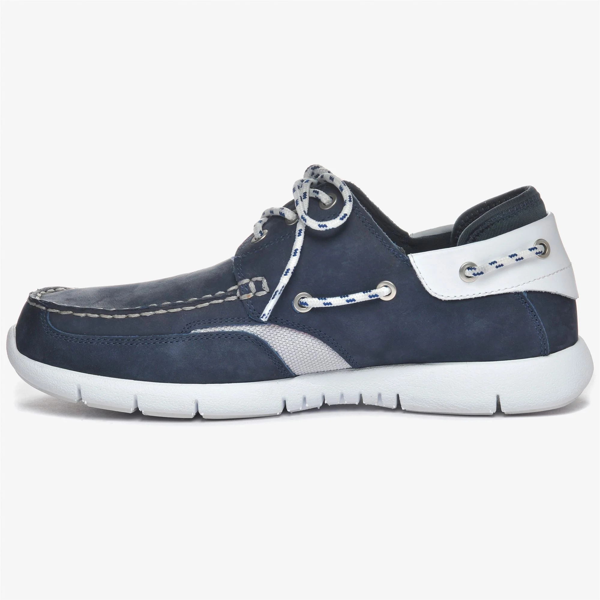 FOREMUST - Moc - Moccasin - Man - BLUE NAVY-WHITE - Image 3