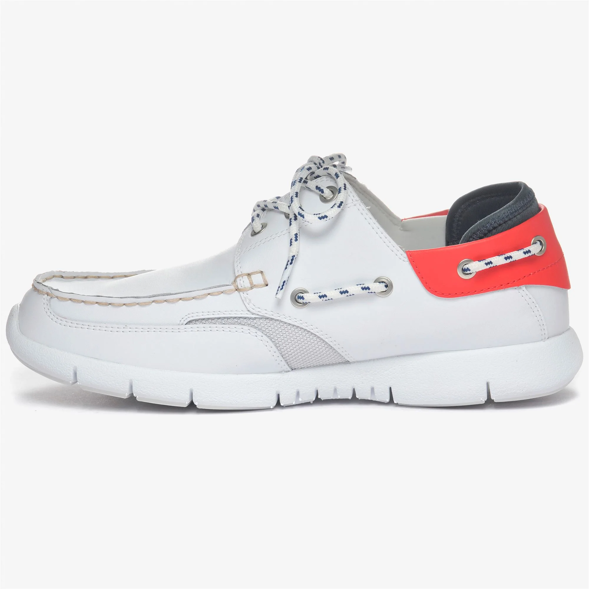 FORESAIL - Moc - Moccasin - Man - WHITE-RED - Image 3