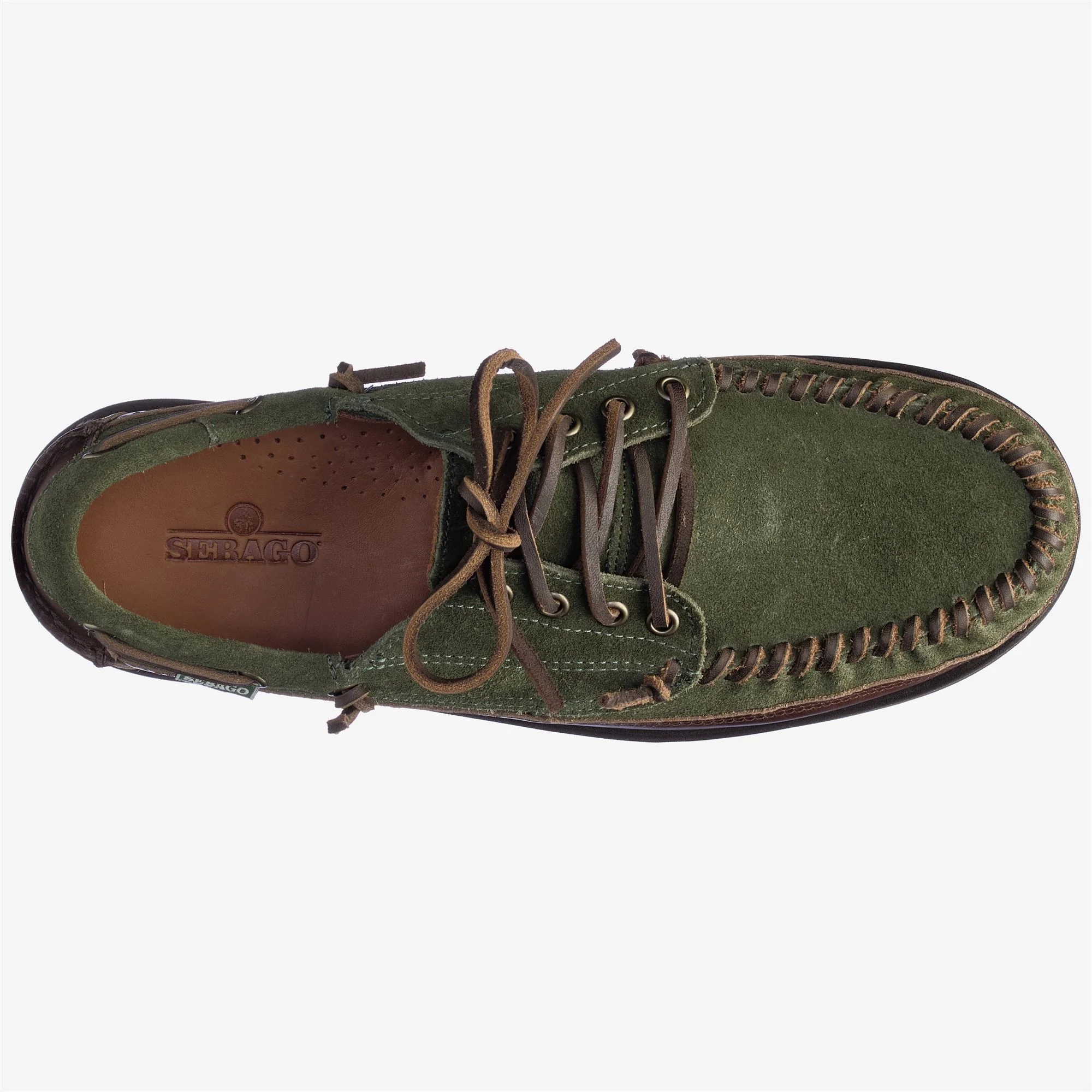 KEUKA LEA CANOE MOC - Moc - Moccasin - Man - DK BROWN-DK MILITARY - Image 4