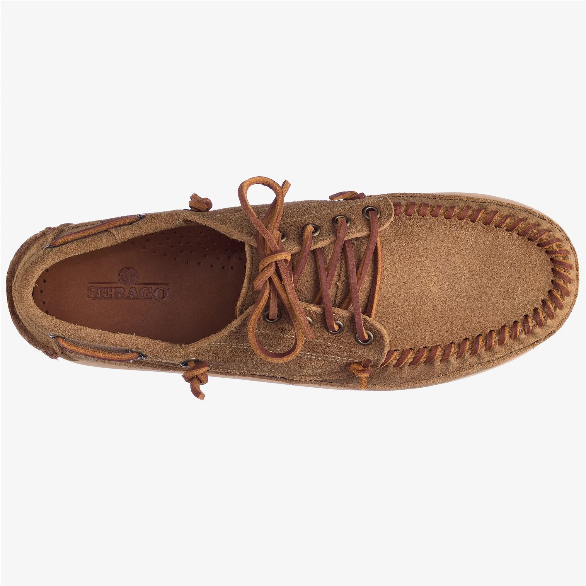 KEUKA OIL - Docksides - Moccasin - Man - BEIGE CAMEL - Image 4