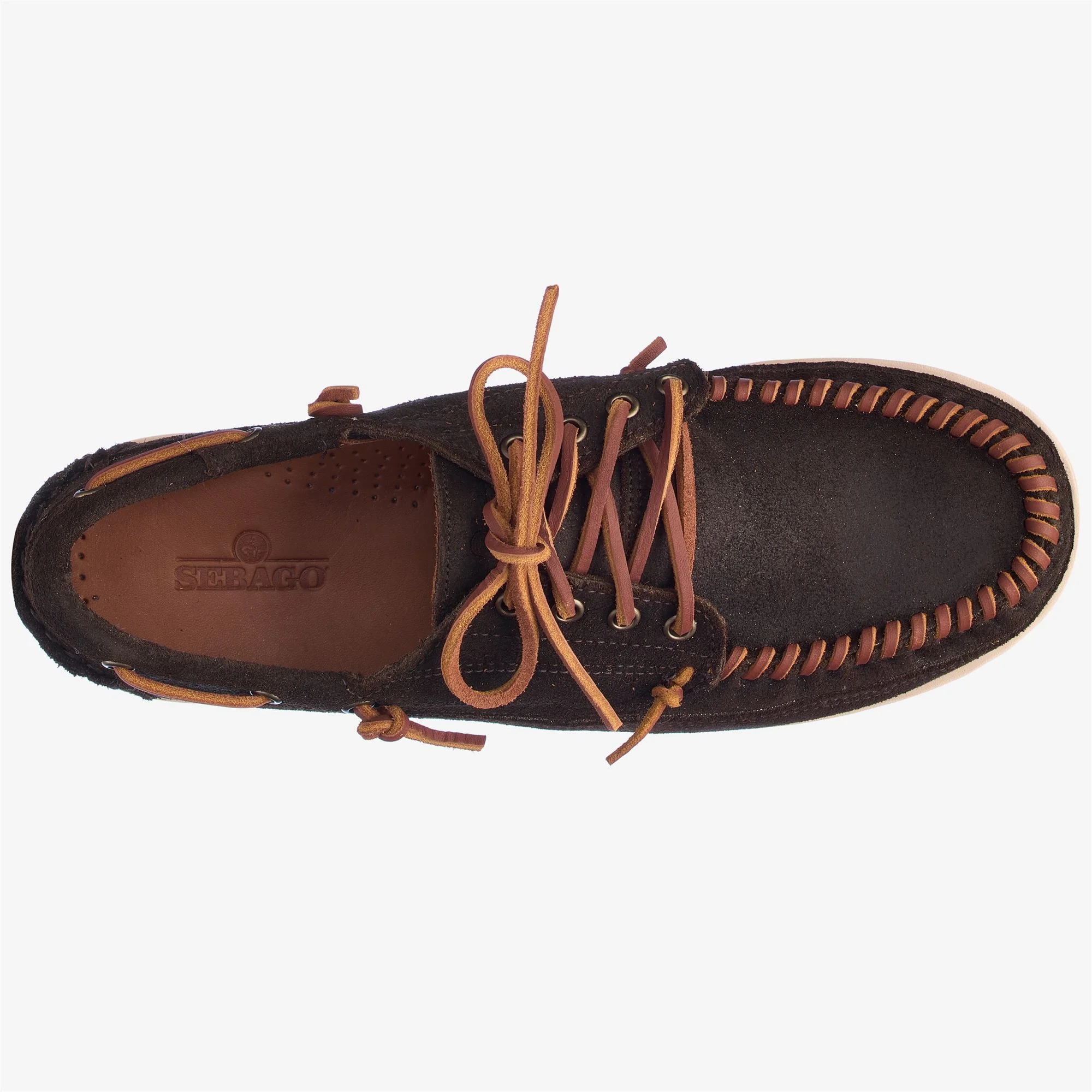 KEUKA OIL - Docksides - Moccasin - Man - DK BROWN - Image 4