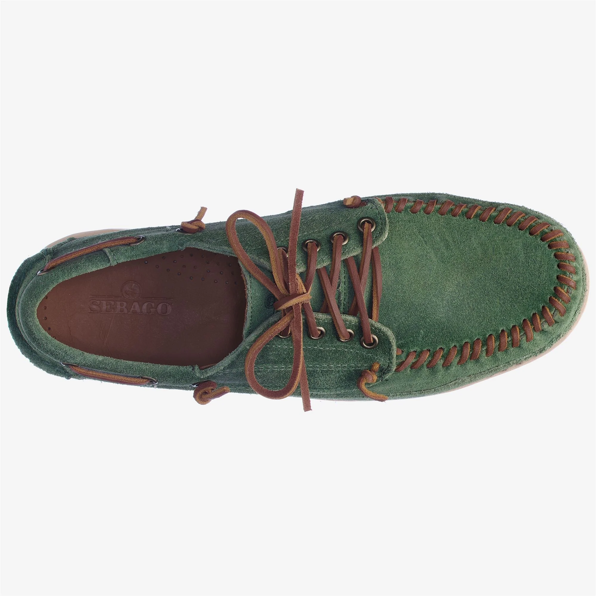 KEUKA OIL - Docksides - Moccasin - Man - OLIVE - Image 4