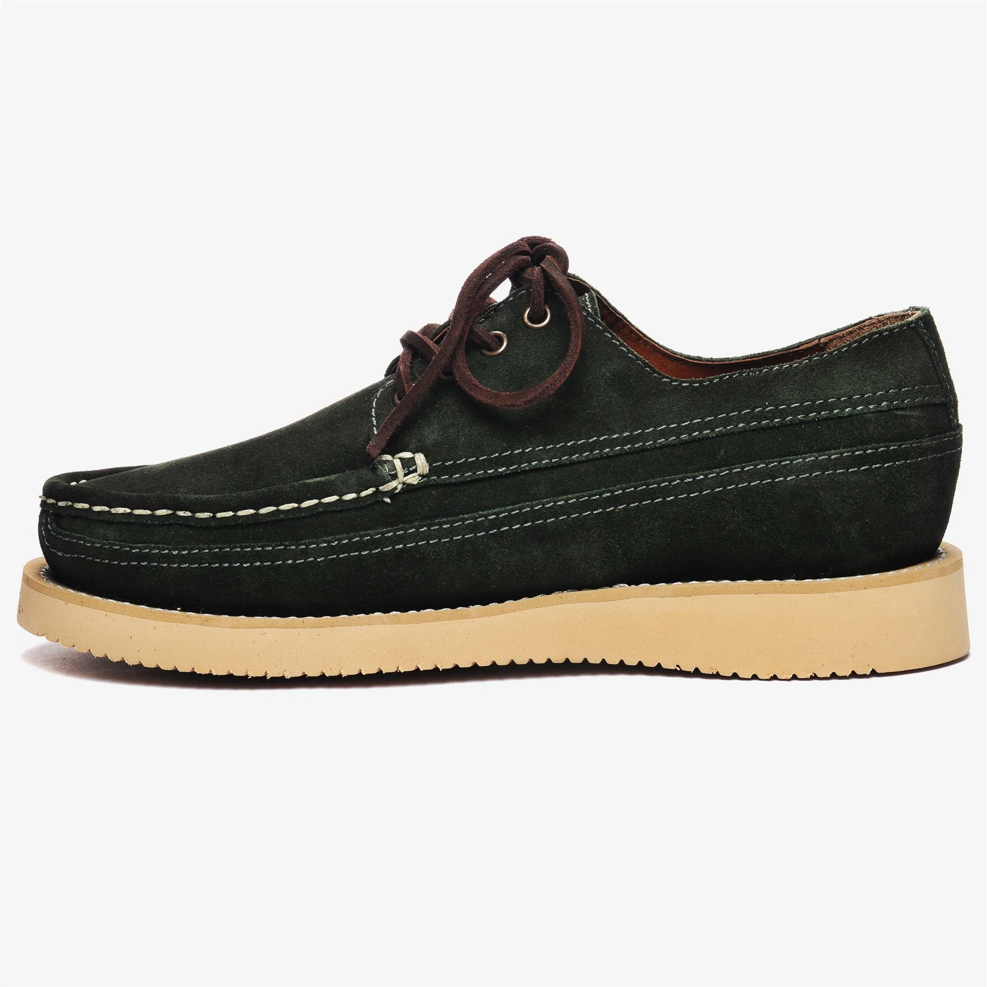 MAKWA SUEDE - Moc - Low Cut - Man - GREEN DK DEPTHS - Image 3