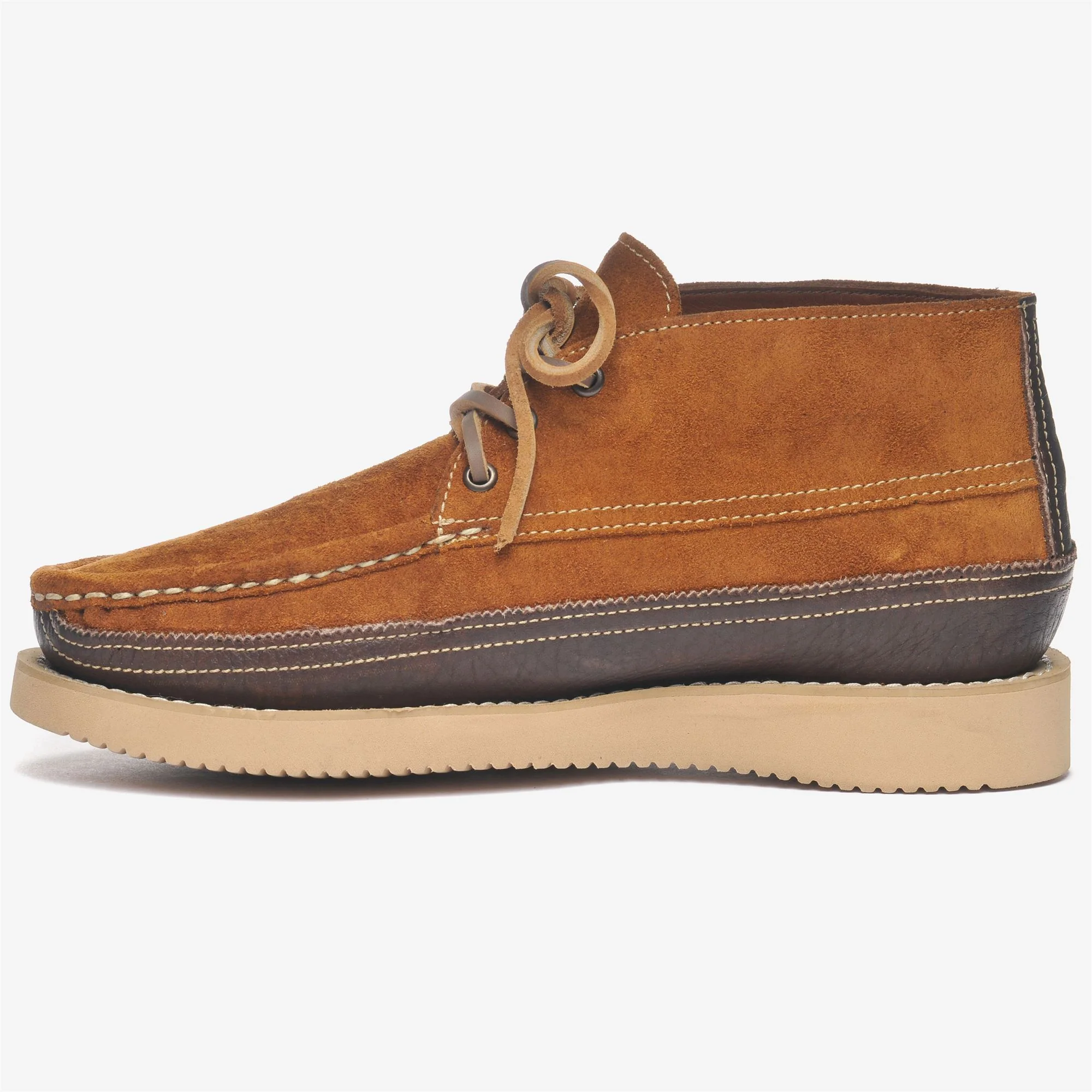 MIWAK SUEDE CANOE MOC - Moc - Mid Cut - Man - COGNAC-DK BROWN - Image 3