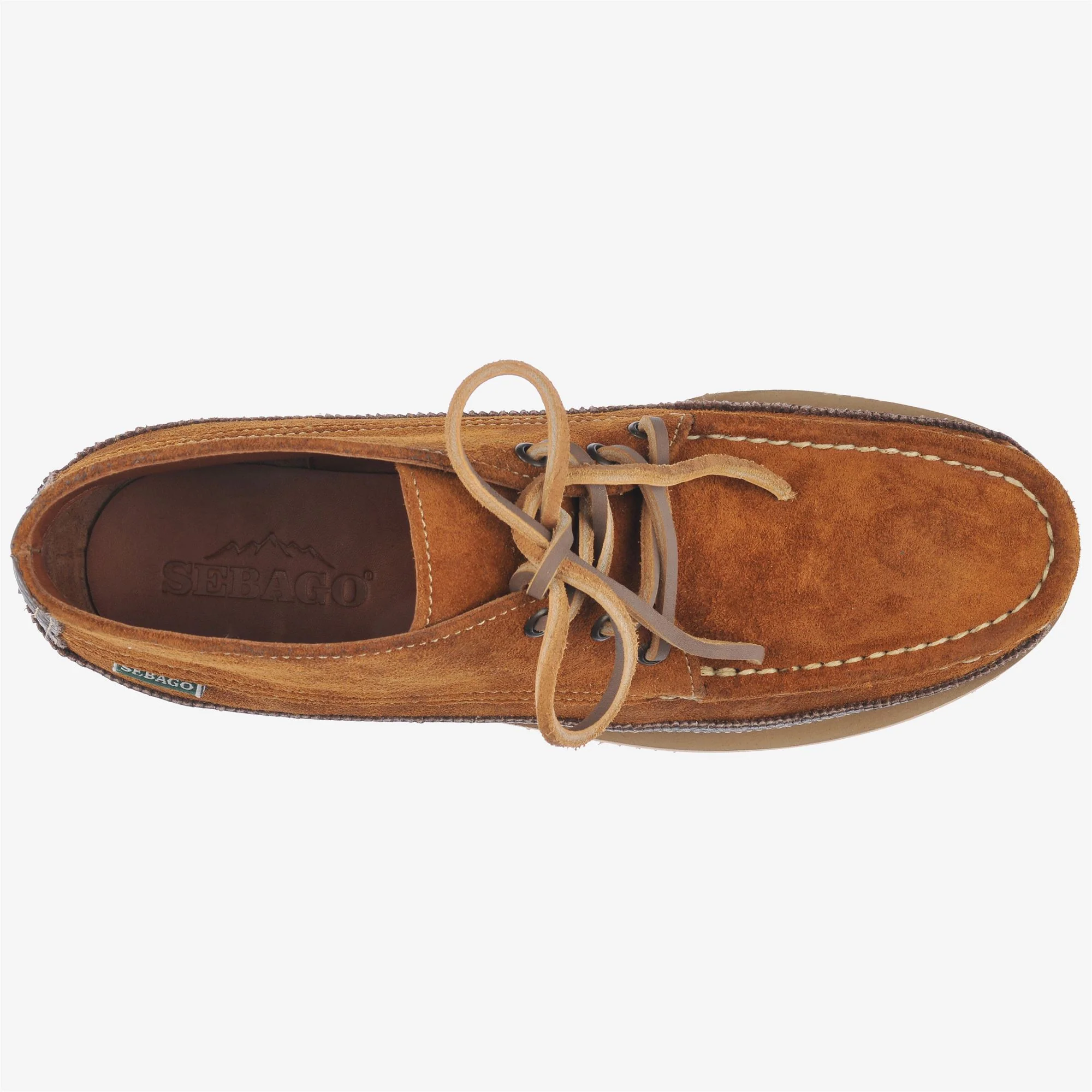 MIWAK SUEDE CANOE MOC - Moc - Mid Cut - Man - COGNAC-DK BROWN - Image 4