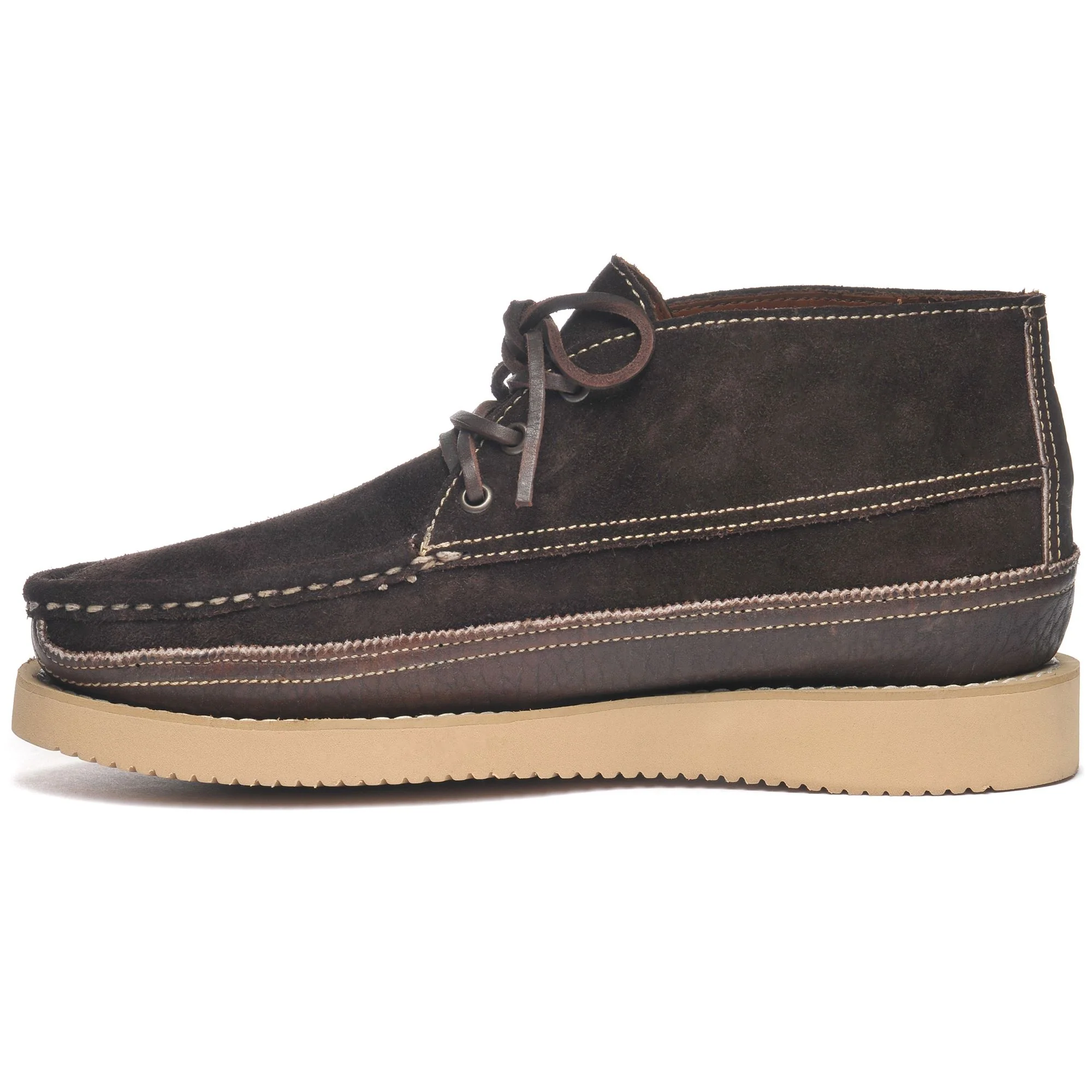 MIWAK SUEDE CANOE MOC - Moc - Mid Cut - Man - DK BROWN-BROWN - Image 3