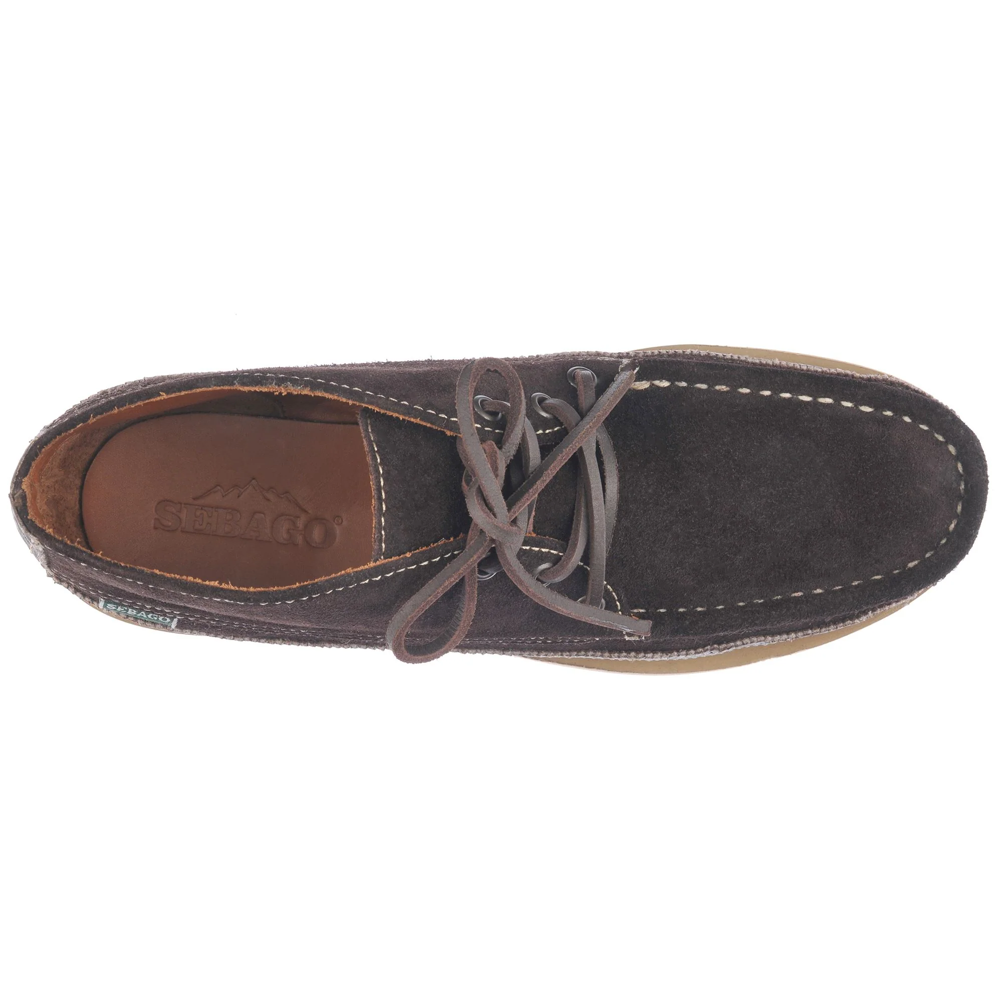 MIWAK SUEDE CANOE MOC - Moc - Mid Cut - Man - DK BROWN-BROWN - Image 4