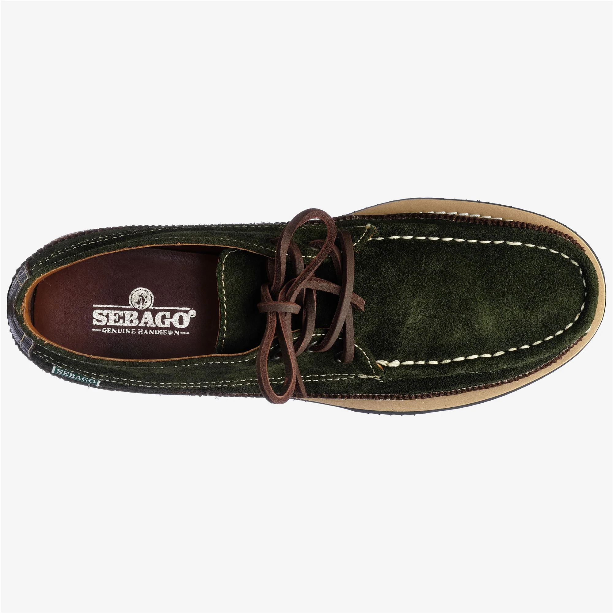 MIWAK SUEDE CANOE MOC - Moc - Mid Cut - Man - DK BROWN-DK MILITARY - Image 4