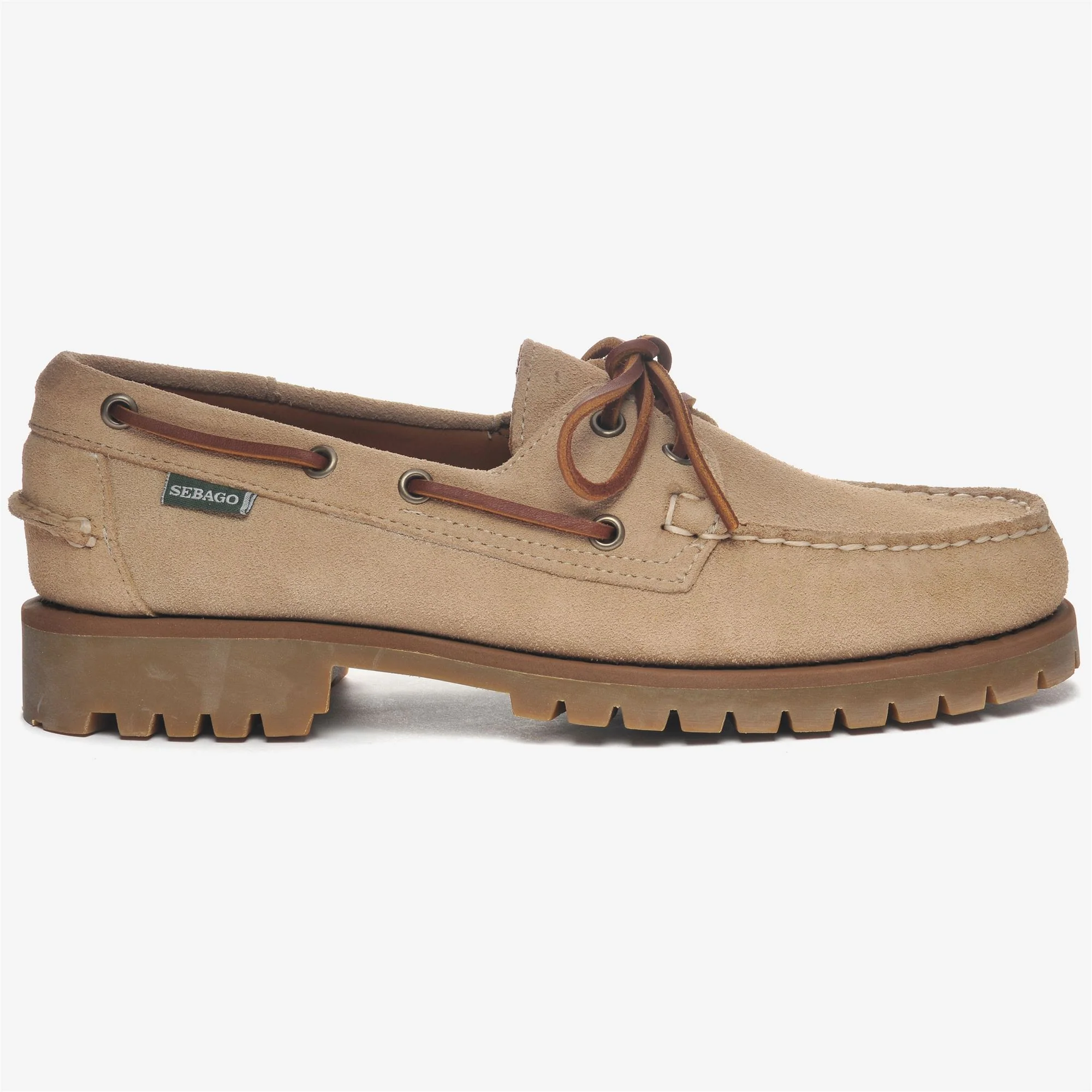 RANGER SUEDE - Docksides - Moccasin - Man - BEIGE CAMEL