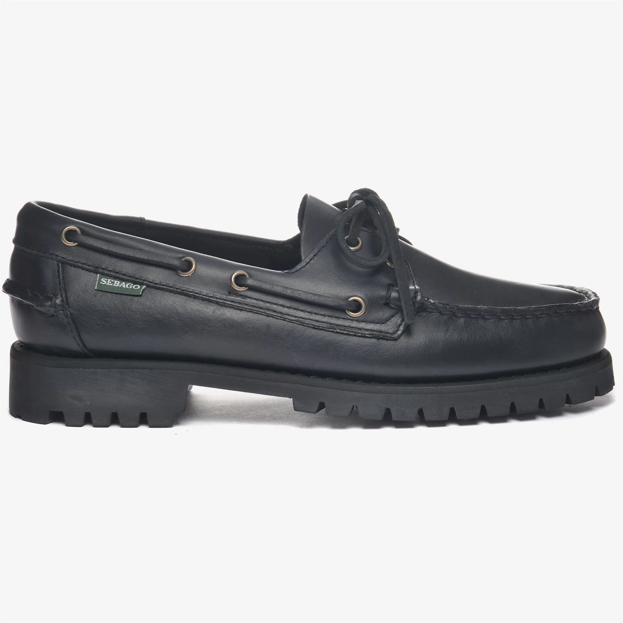 RANGER WAXY - Docksides - Moccasin - Man - TOTAL BLACK