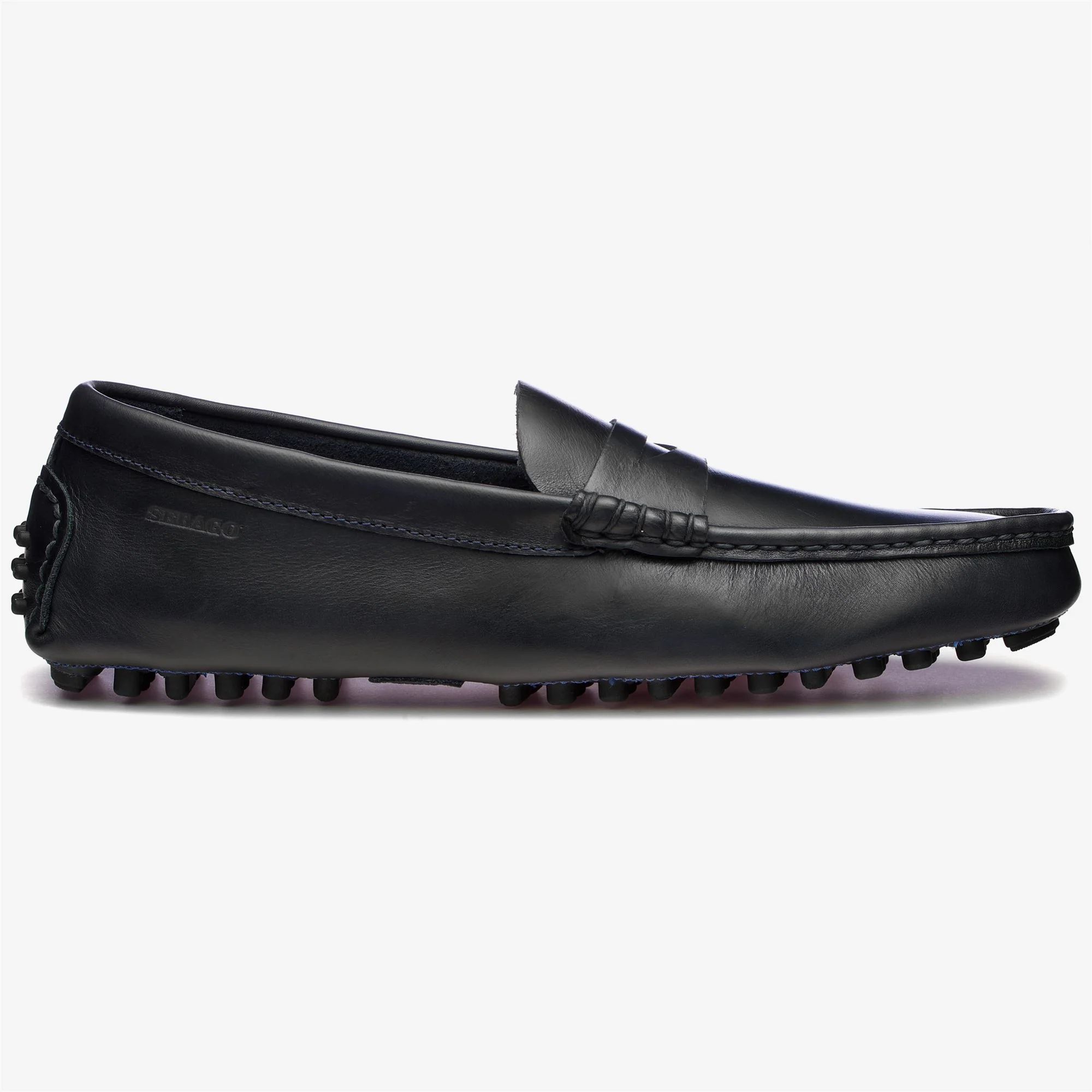 RUSSEL - Moc - Slip On - Man - BLUE NAVY