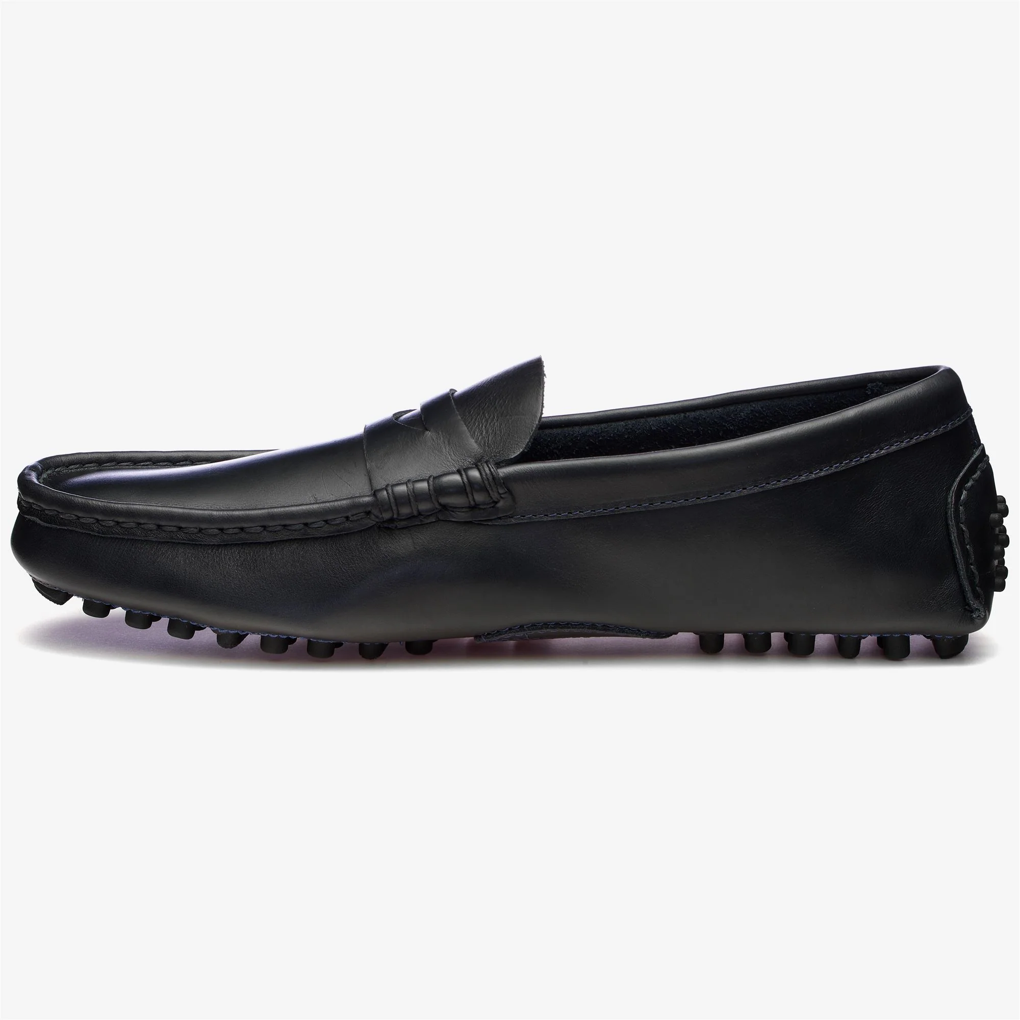 RUSSEL - Moc - Slip On - Man - BLUE NAVY - Image 3