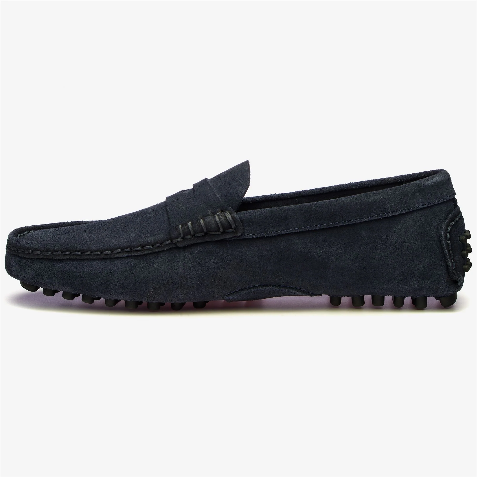 RUSSEL SUEDE - Moc - Slip On - Man - BLUE NAVY - Image 3