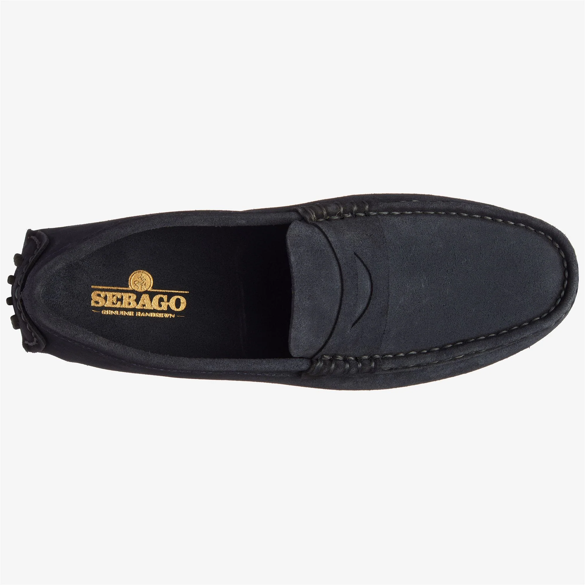 RUSSEL SUEDE - Moc - Slip On - Man - BLUE NAVY - Image 4