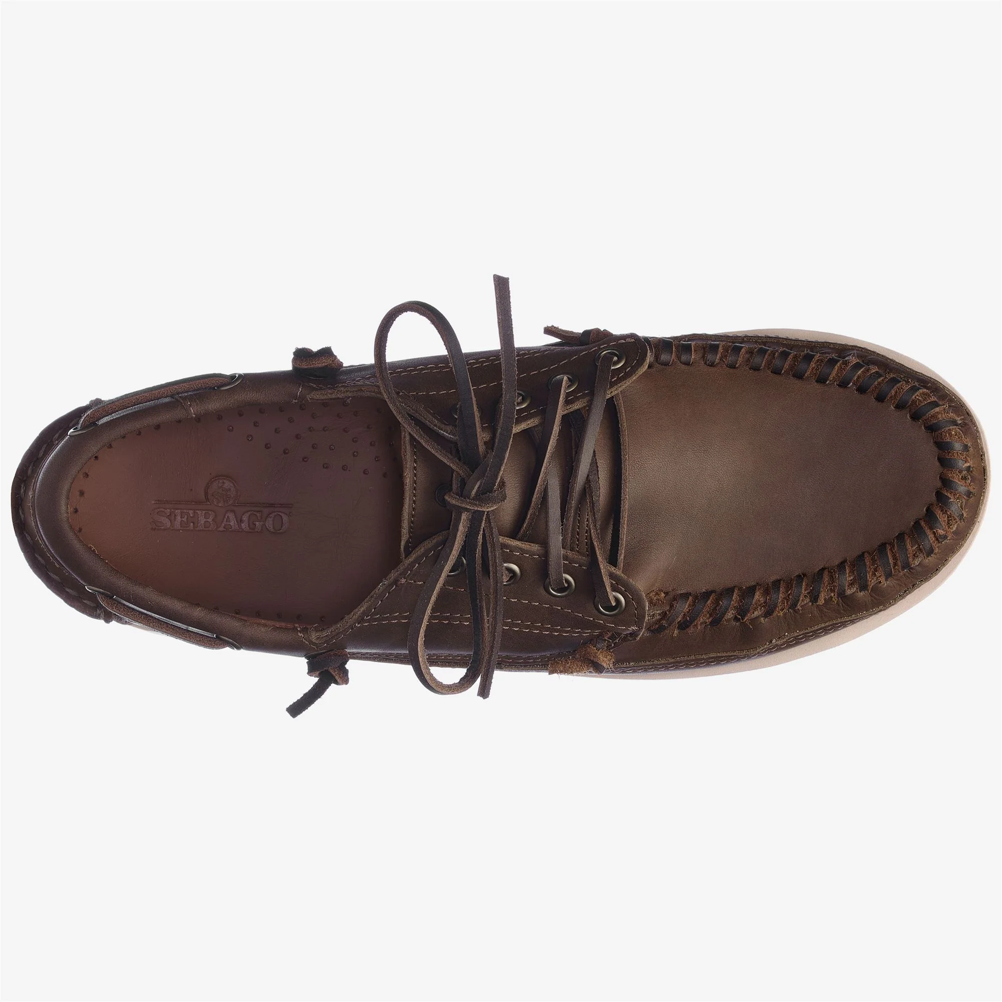 SENECA BUDU - Docksides - Moccasin - Man - DK BROWN - Image 4