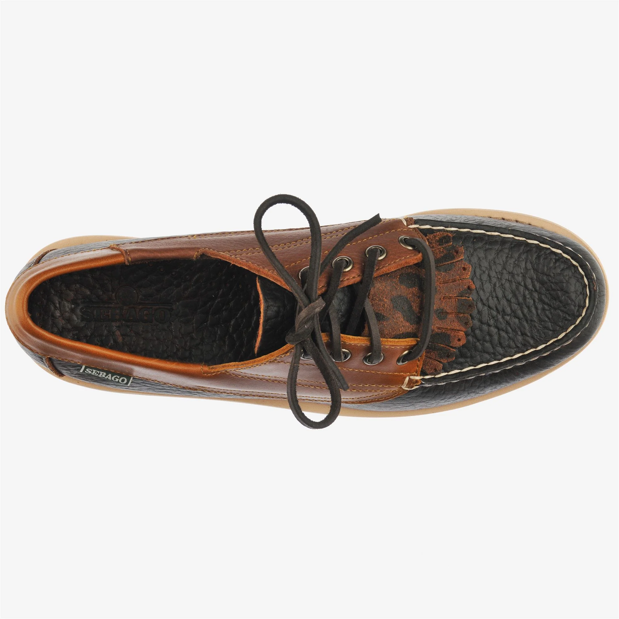 TALA FRINGE - Moc - Low Cut - Man - DK BROWN- COFFEE- YELLOW MUSTARD - Image 4