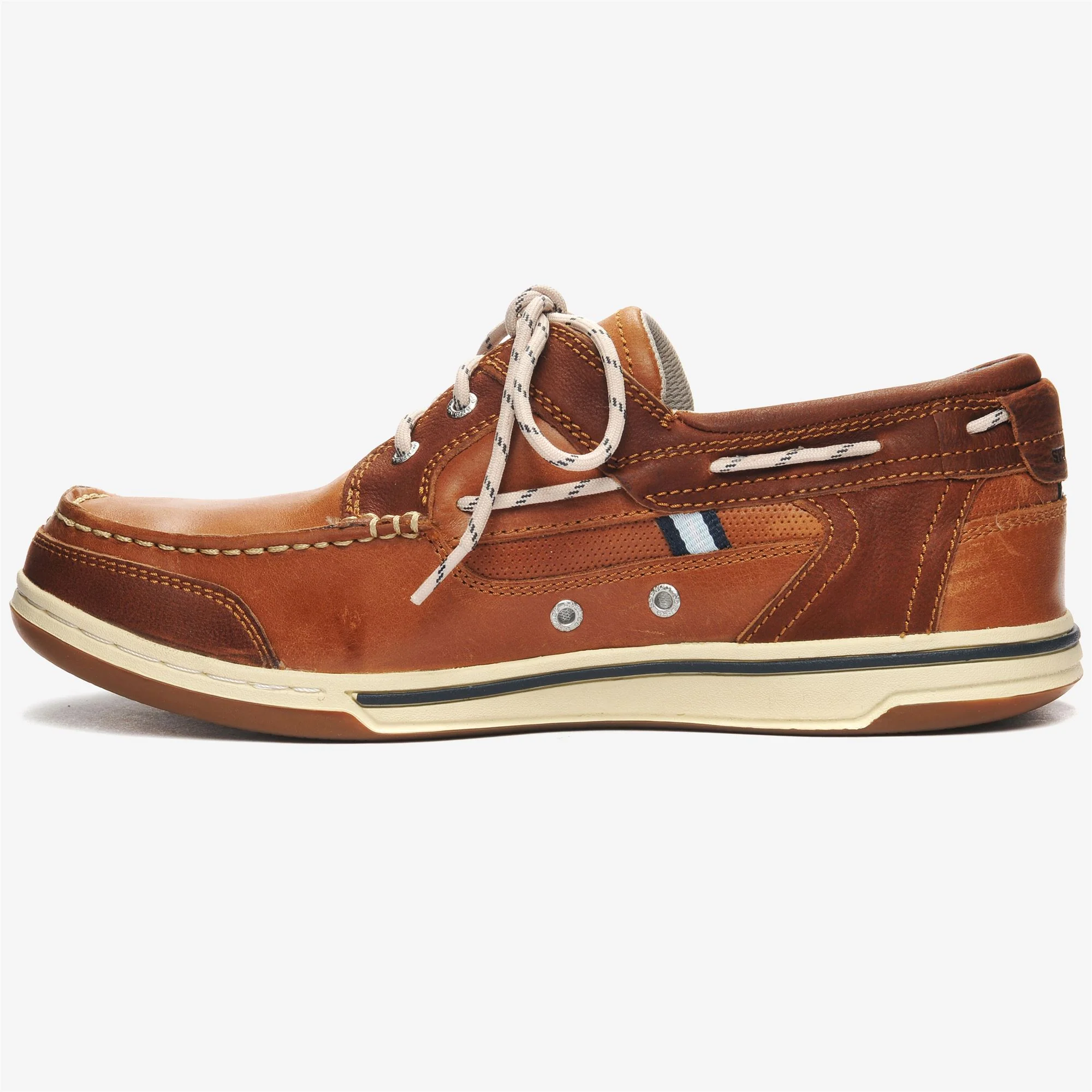 TRITON THREE EYELETS FGL - Moc - Moccasin - Man - BROWN COGNAC - Image 3