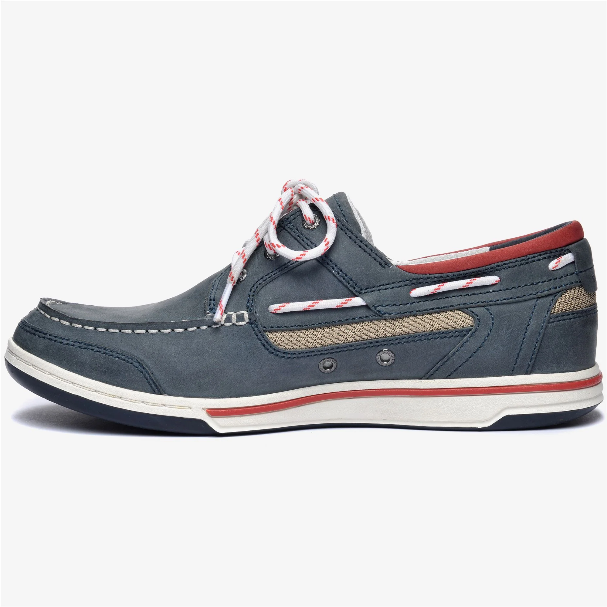 TRITON THREE EYELETS NBK - Moc - Low Cut - Man - BLUE NAVY - Image 3