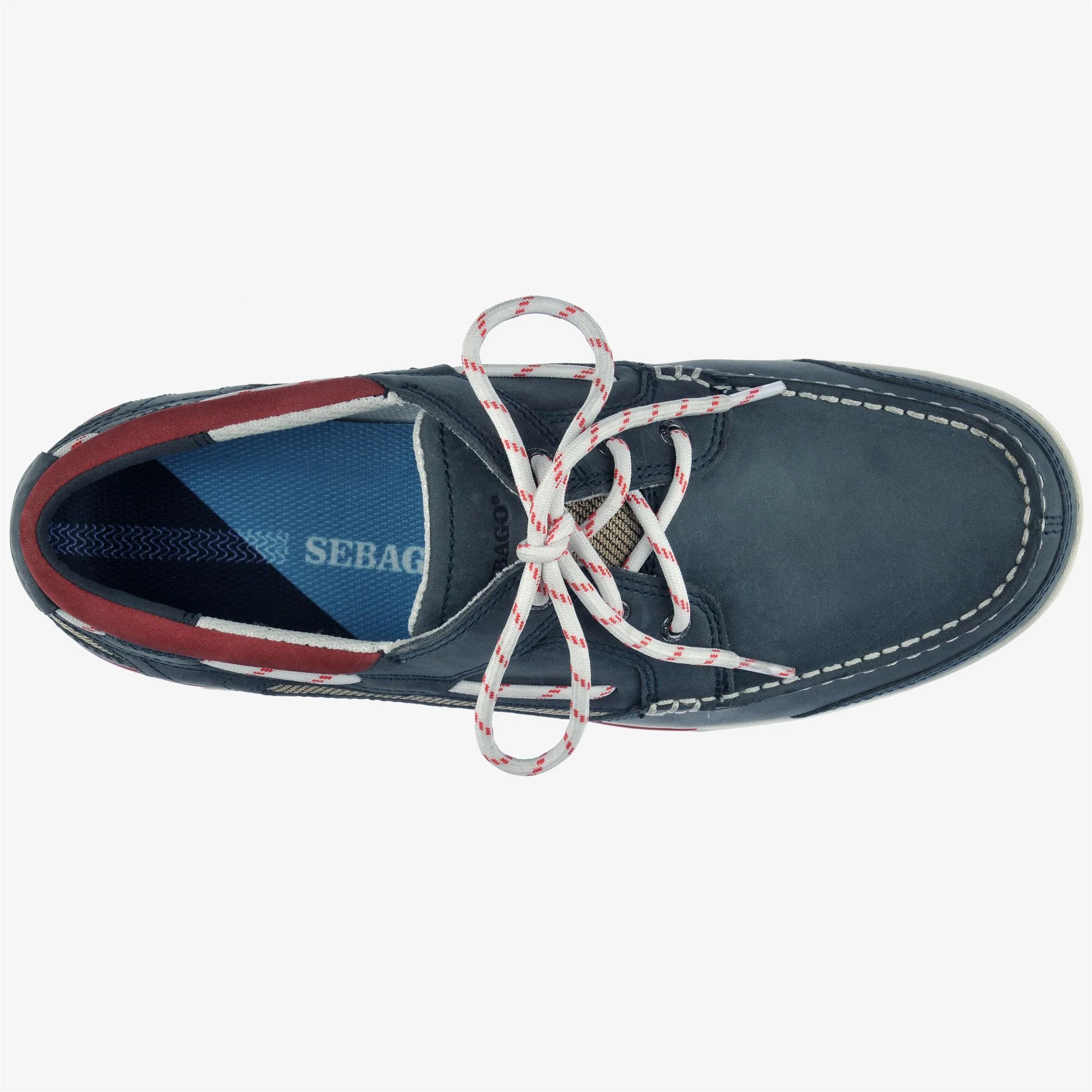 TRITON THREE EYELETS NBK - Moc - Low Cut - Man - BLUE NAVY - Image 4
