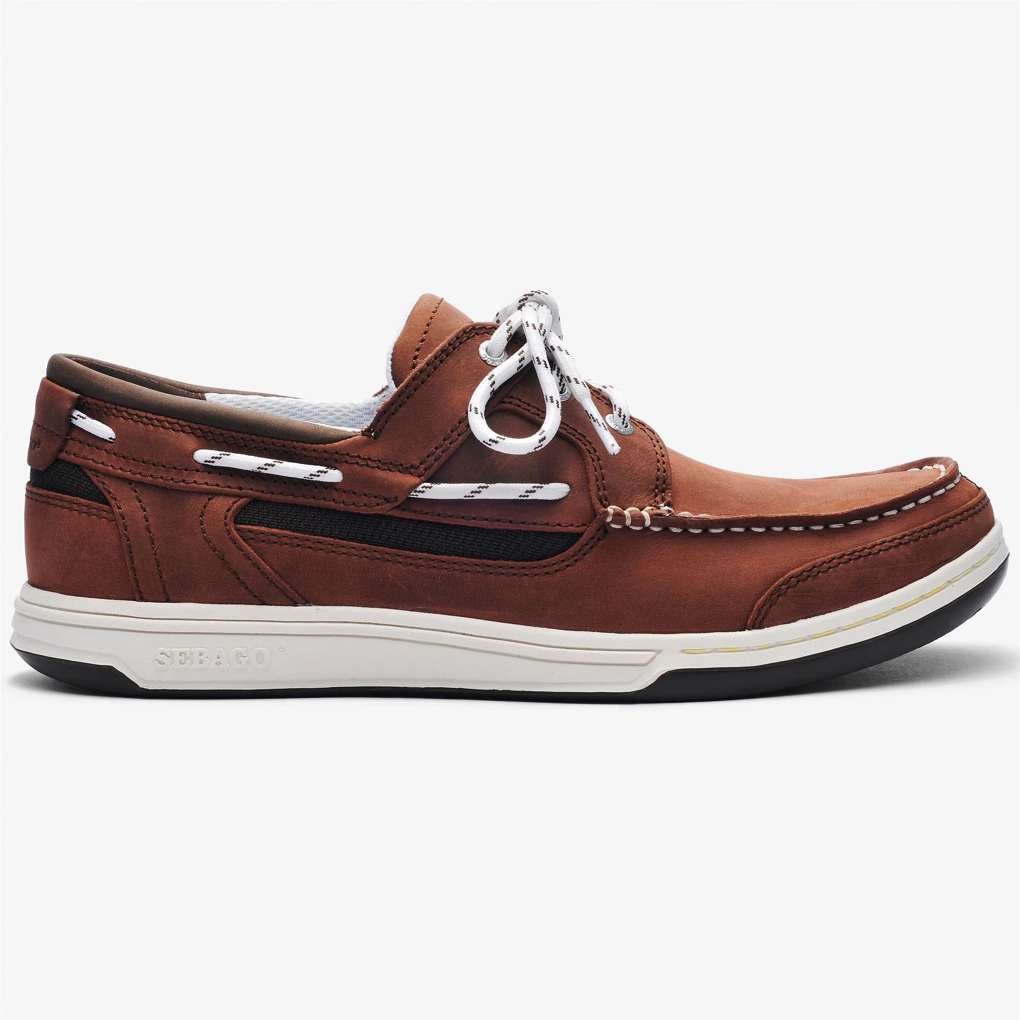 TRITON THREE EYELETS NBK - Moc - Low Cut - Man - BROWN-DKBROWN