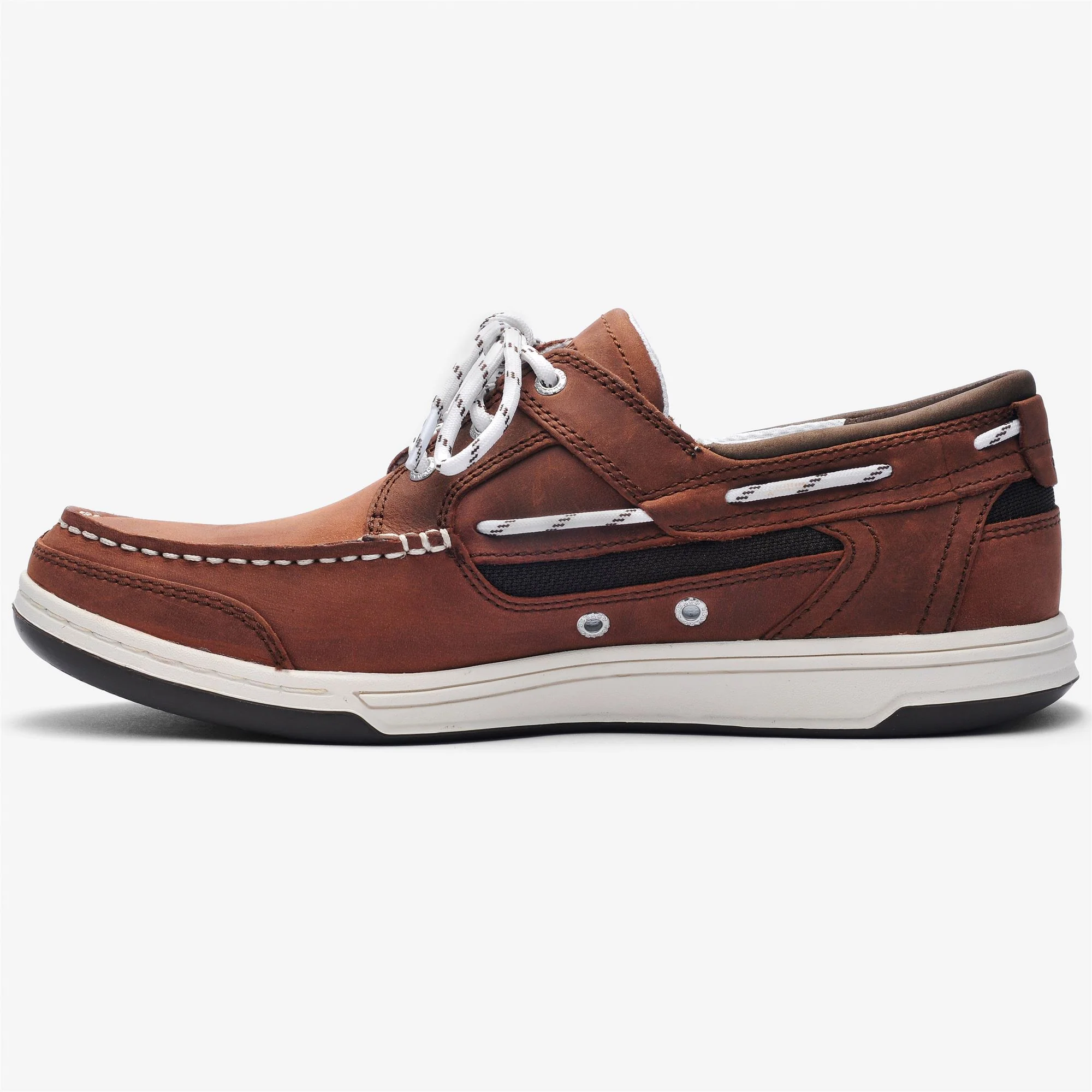 TRITON THREE EYELETS NBK - Moc - Low Cut - Man - BROWN-DKBROWN - Image 3