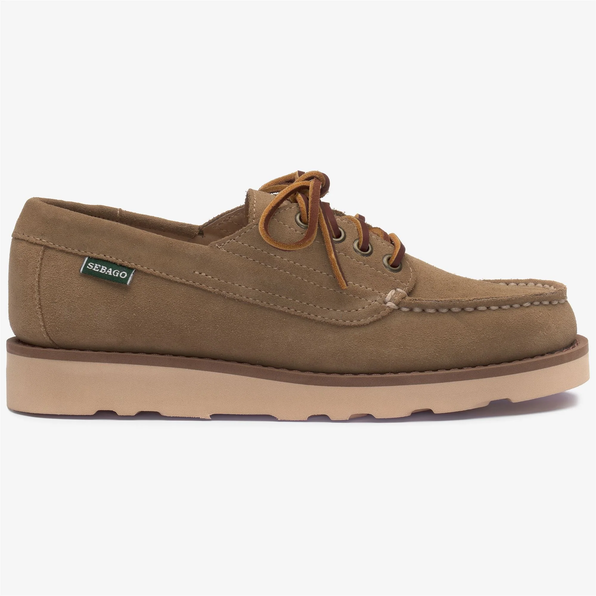 ASKOOKFIELD SUEDE WOMAN - Docksides - Moccasin - Woman - BEIGE CAMEL