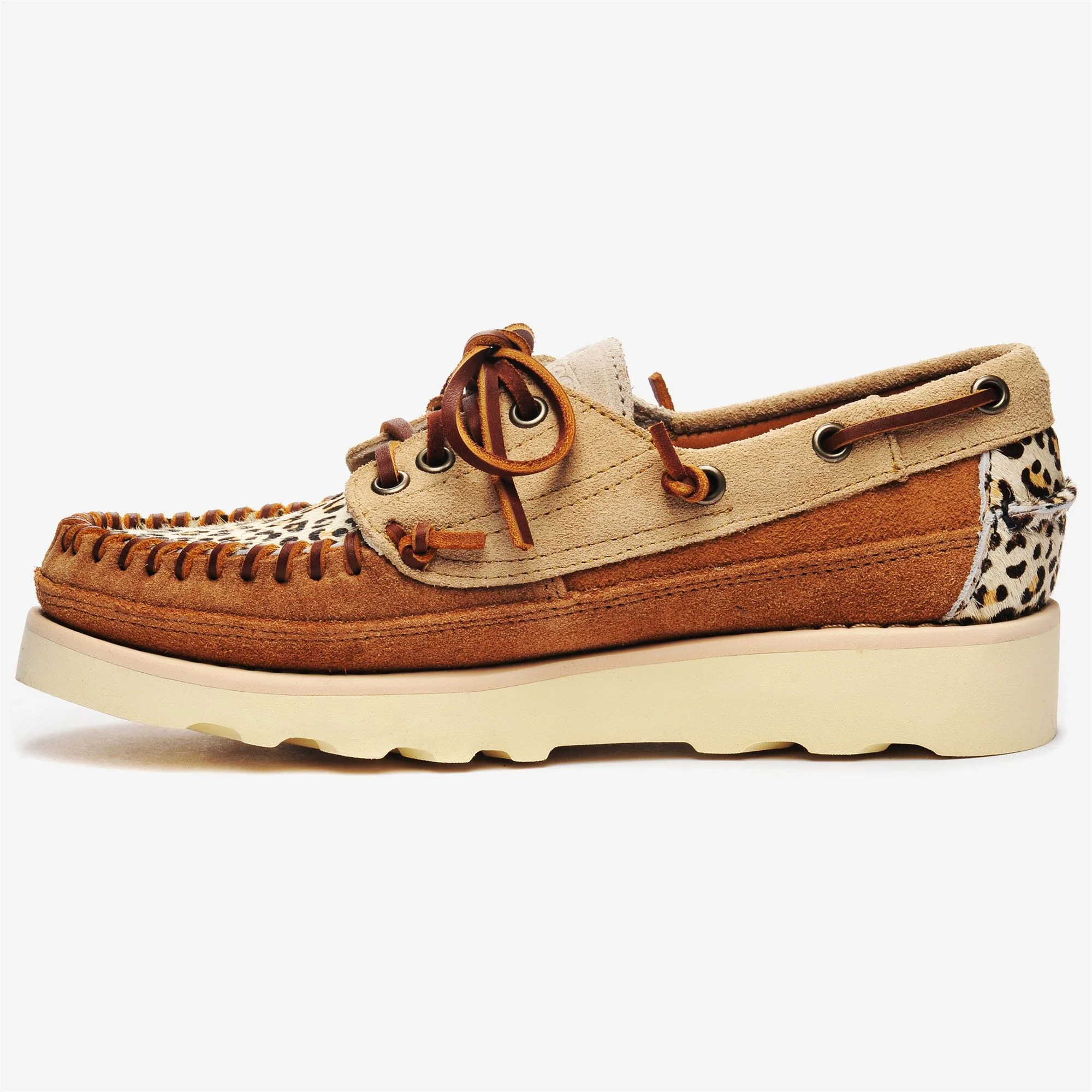 CAYUGA WILD WOMAN - Moc - Low Cut - Woman - CAMEL-PAPYRUS -COGNAC-LEOPARD - Image 3