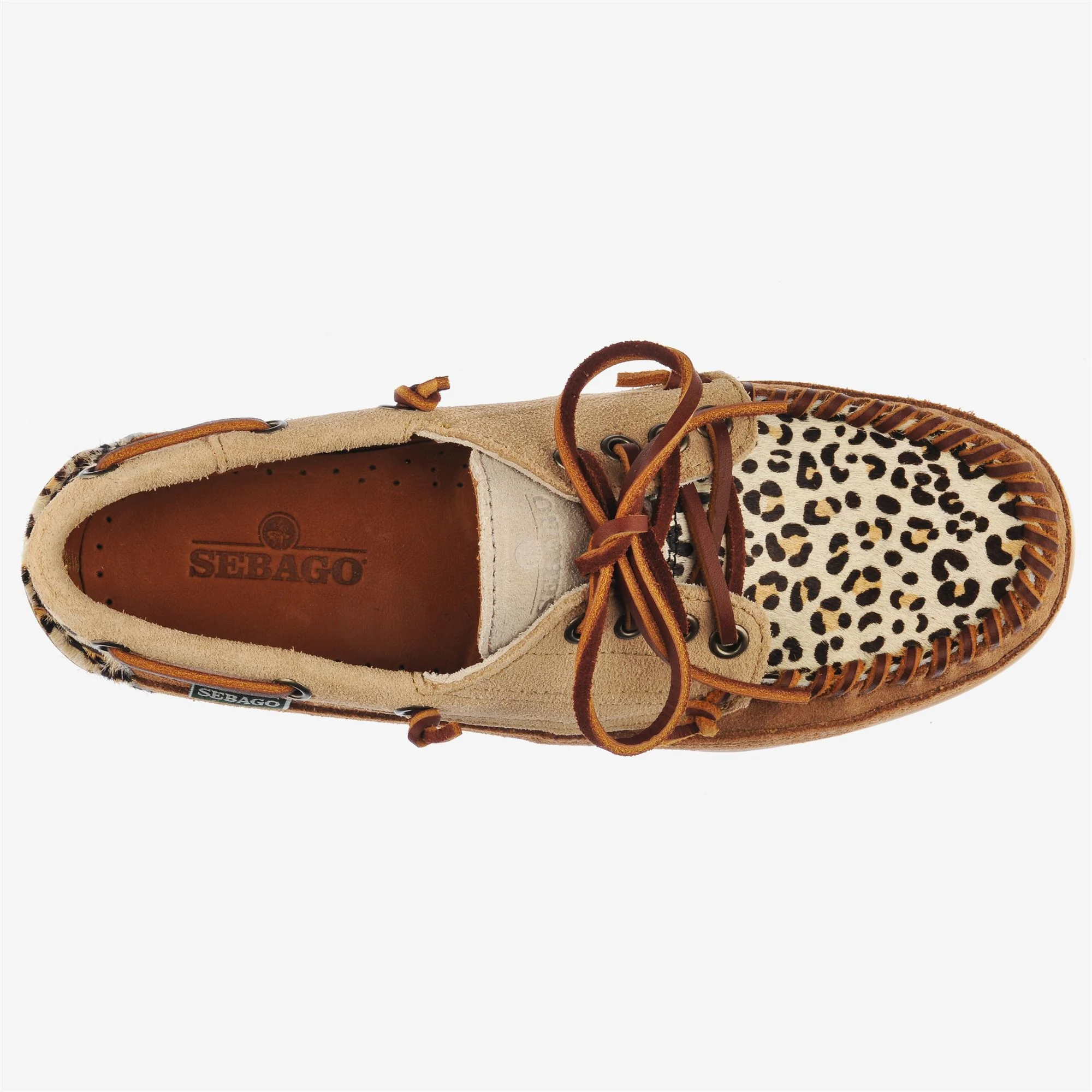 CAYUGA WILD WOMAN - Moc - Low Cut - Woman - CAMEL-PAPYRUS -COGNAC-LEOPARD - Image 4