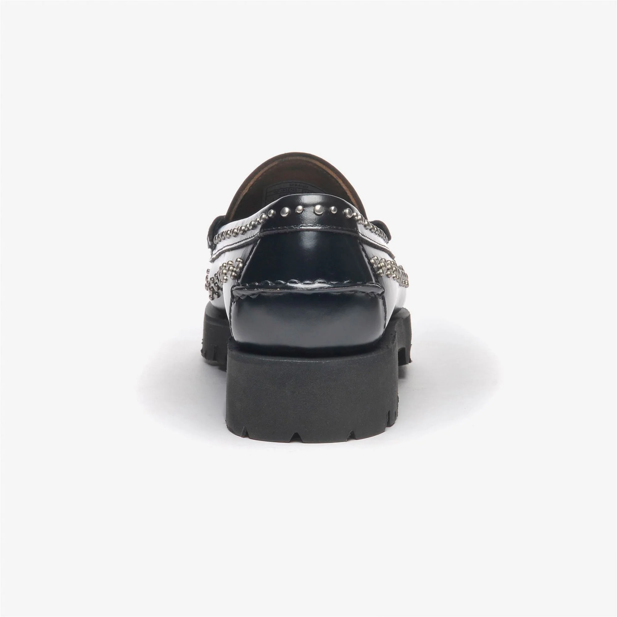 DAN LUG STUDS WOMAN - Moc - Moccasin - Woman - BLACK - Image 5