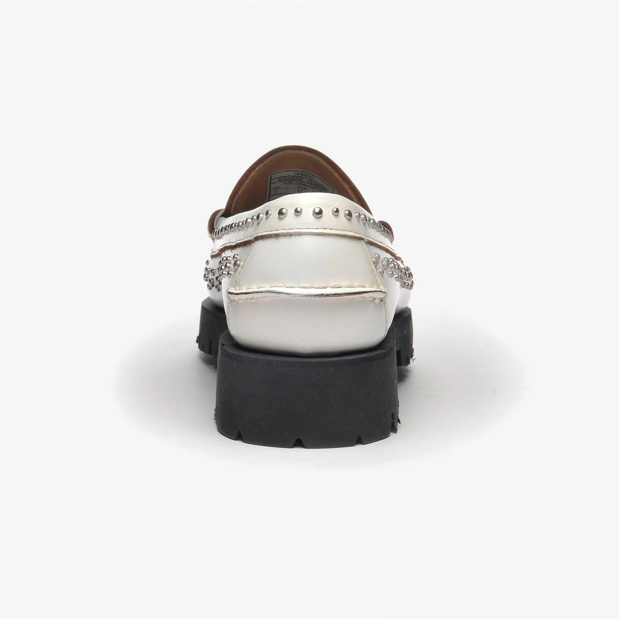 DAN LUG STUDS WOMAN - Moc - Moccasin - Woman - WHITE - Image 5