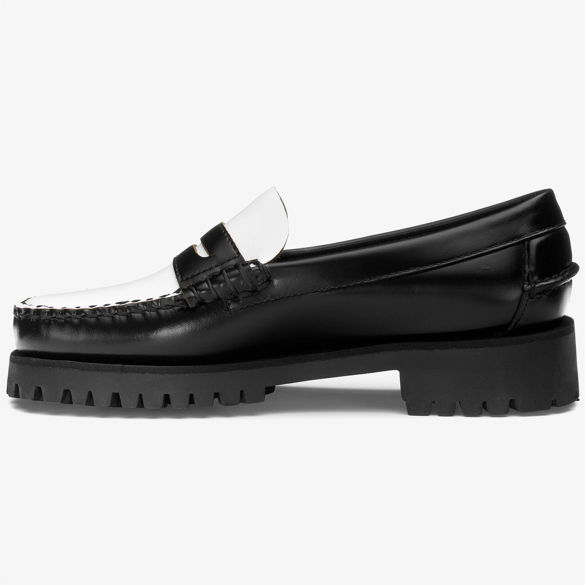 DAN LUG WOMAN - Moc - Moccasin - Woman - BLACK-WHITE - Image 3