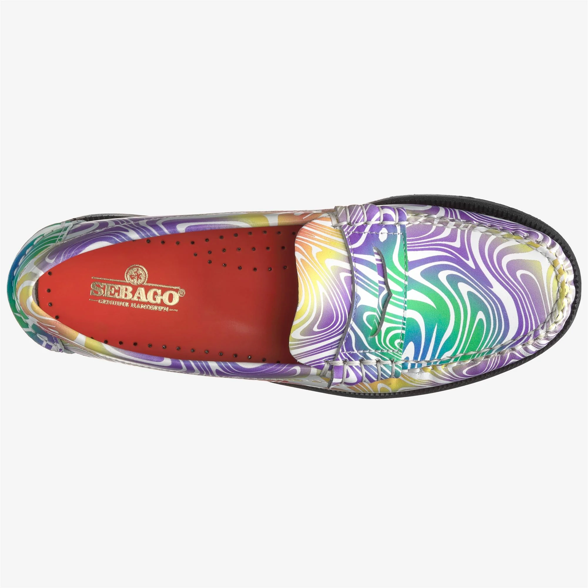 DAN PRINTED WOMAN - Moc - Moccasin - Woman - WHITE-MULTI FLUID - Image 4