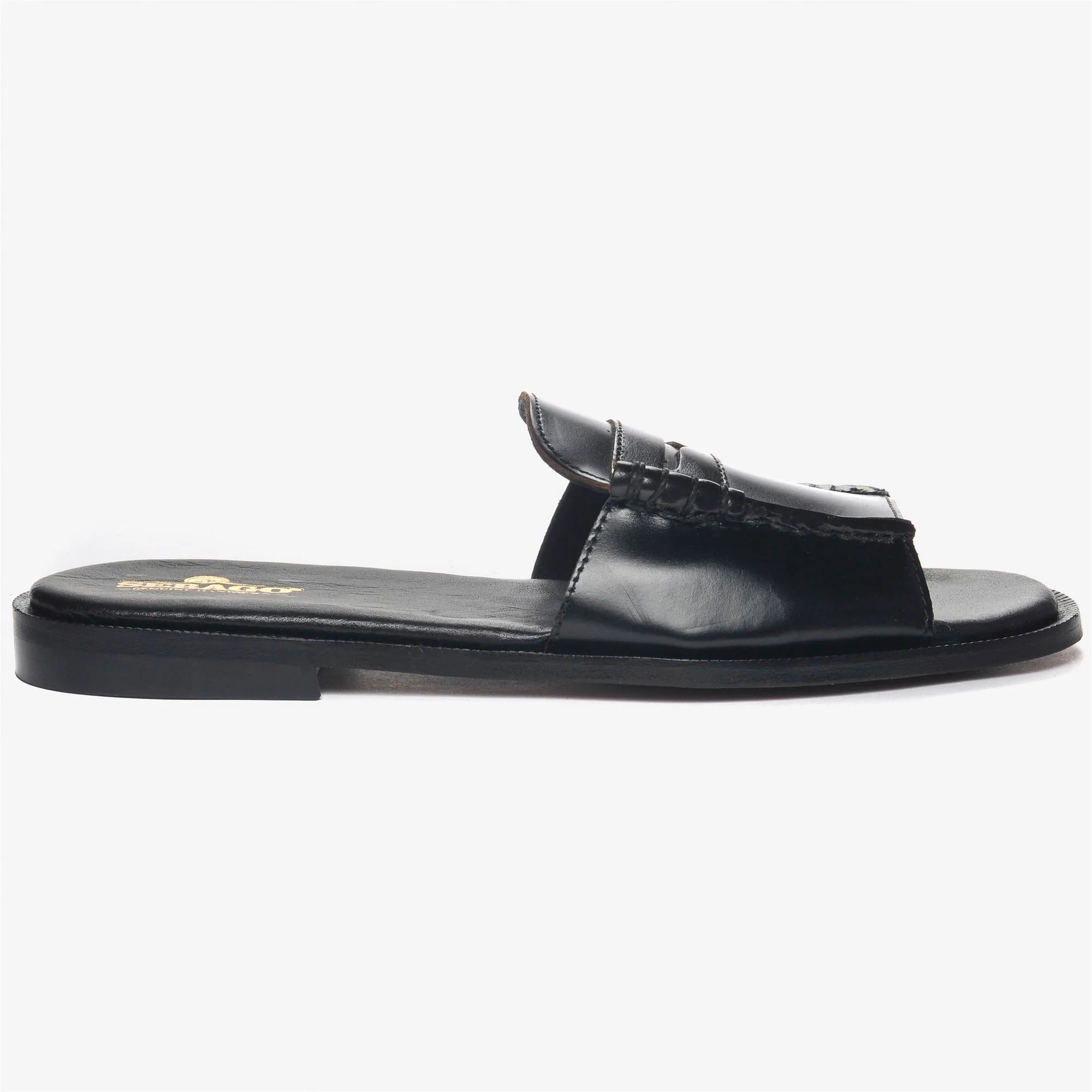 DAN SLIDE WOMAN - Moc - Slip On - Woman - BLACK