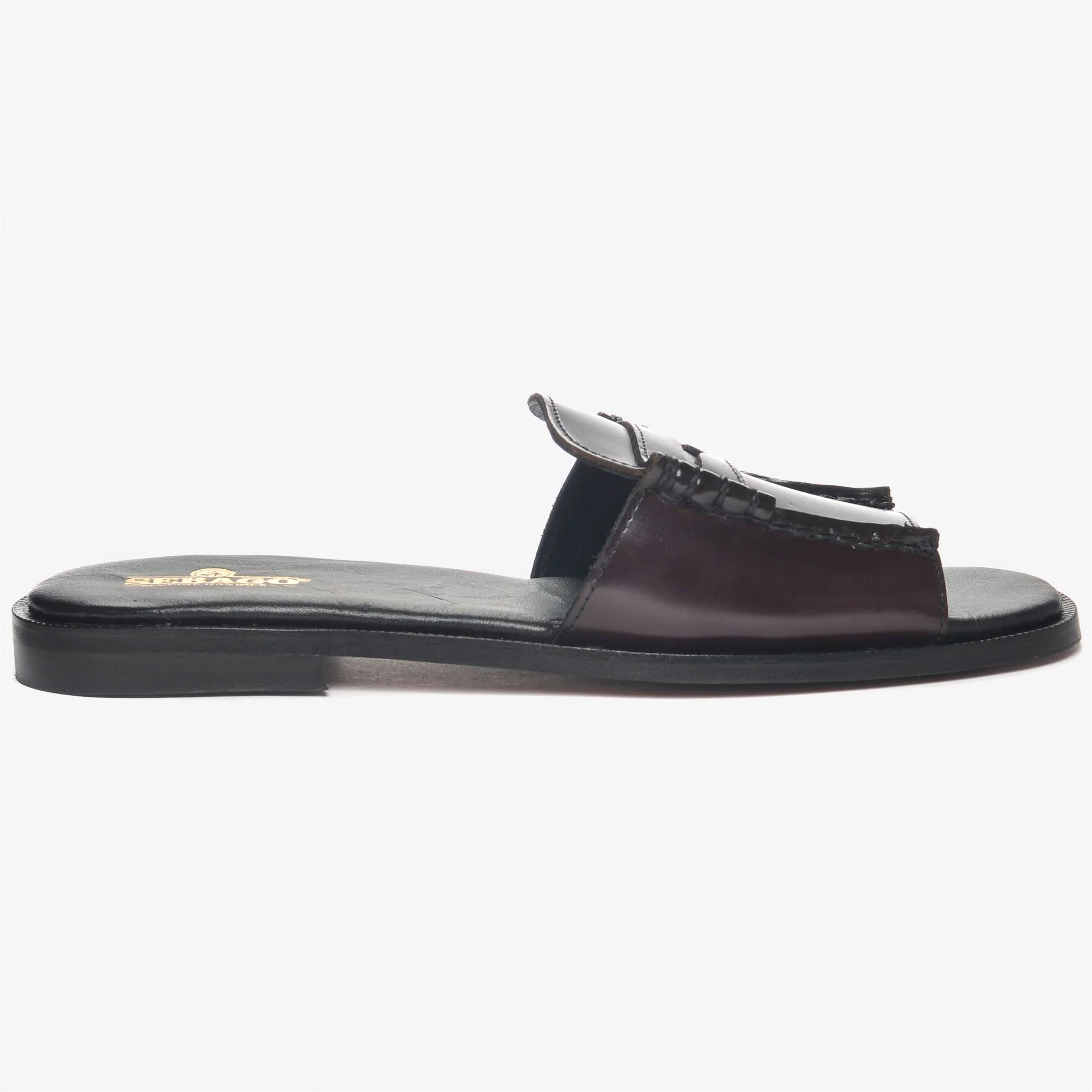 DAN SLIDE WOMAN - Moc - Slip On - Woman - BROWN BURGUNDY