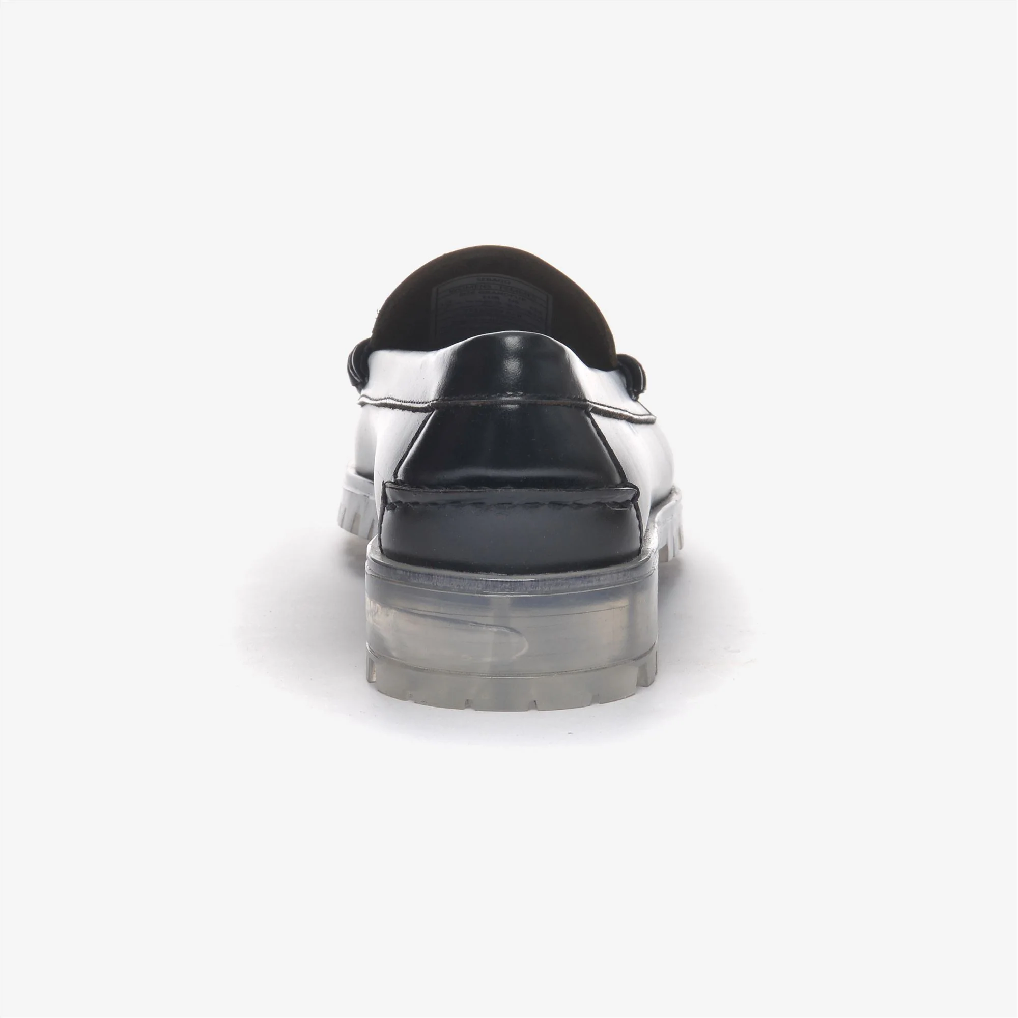 DAN TRANSPARENT LUG WOMAN - Moc - Moccasin - Woman - BLACK-TRANSPARENT - Image 5