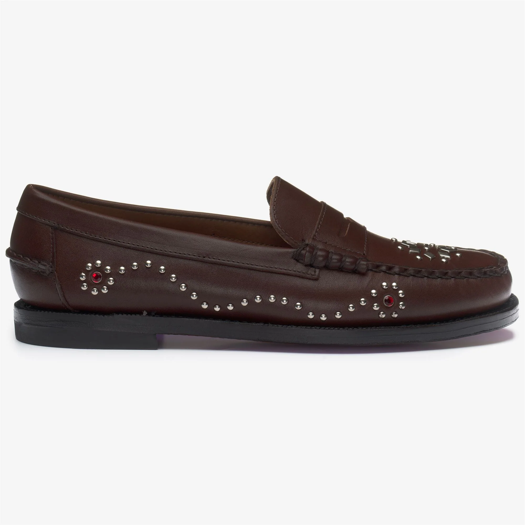 DANDETTE STUDS WOMAN - Moc - Moccasin - Woman - DK BROWN