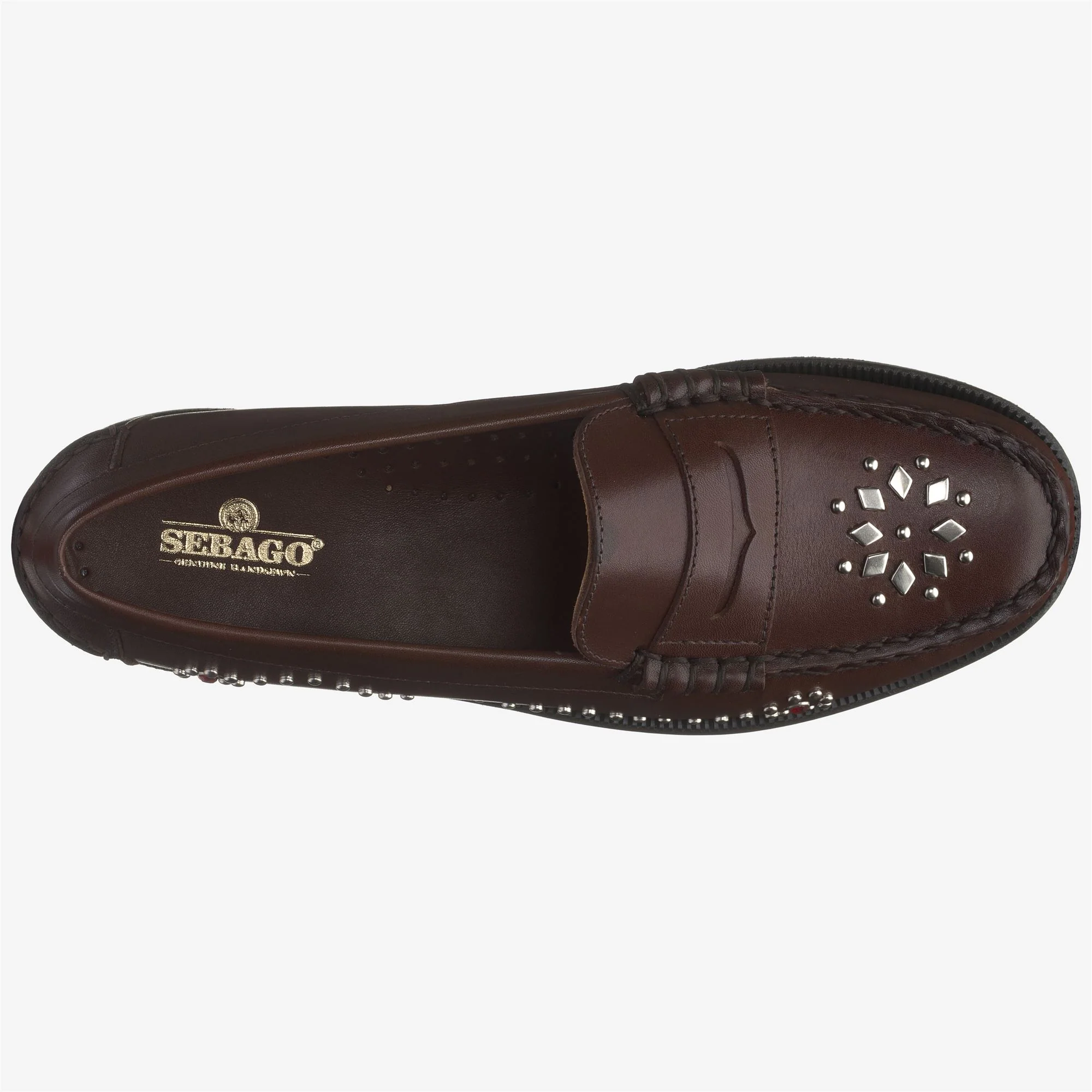DANDETTE STUDS WOMAN - Moc - Moccasin - Woman - DK BROWN - Image 4