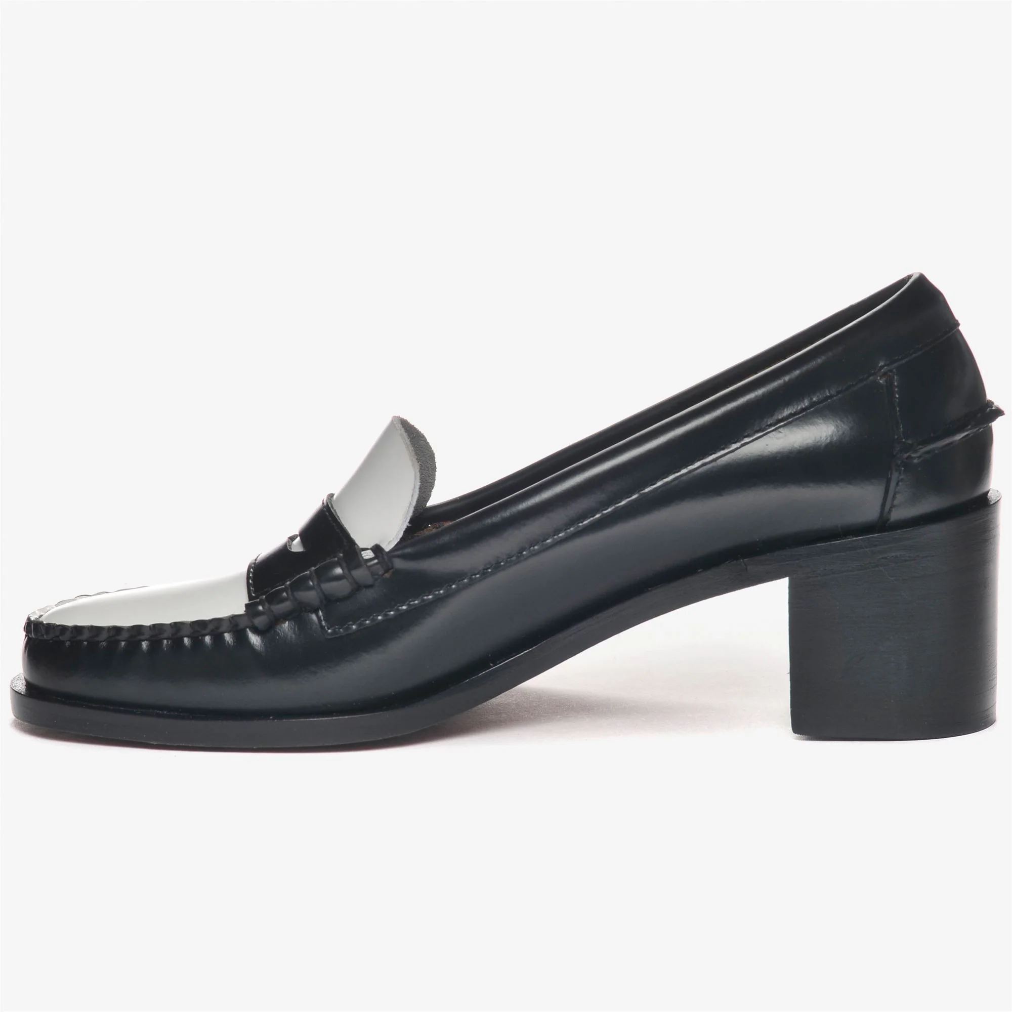 EGLE WOMAN - Moc - Moccasin - Woman - BLACK-WHITE - Image 3