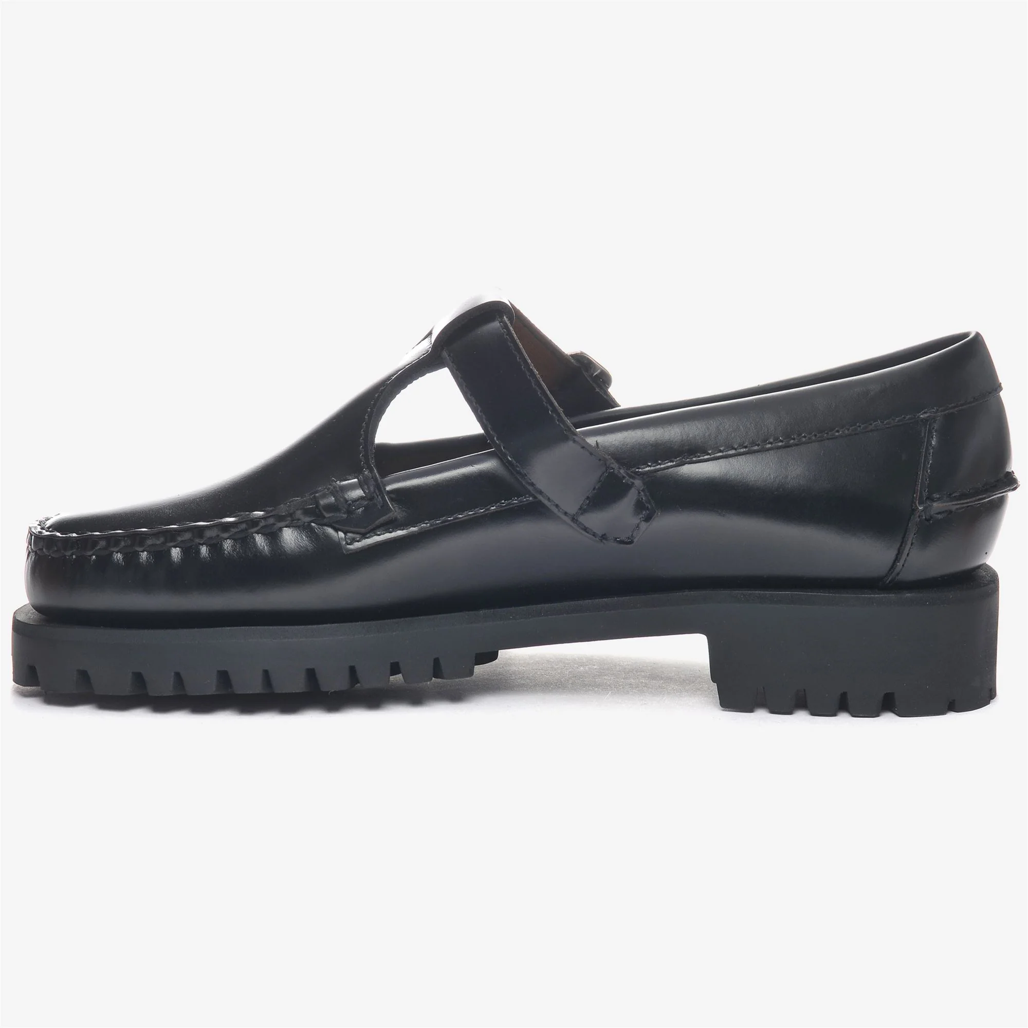 GEORGINA LUG WOMAN - Moc - Moccasin - Woman - BLACK - Image 3