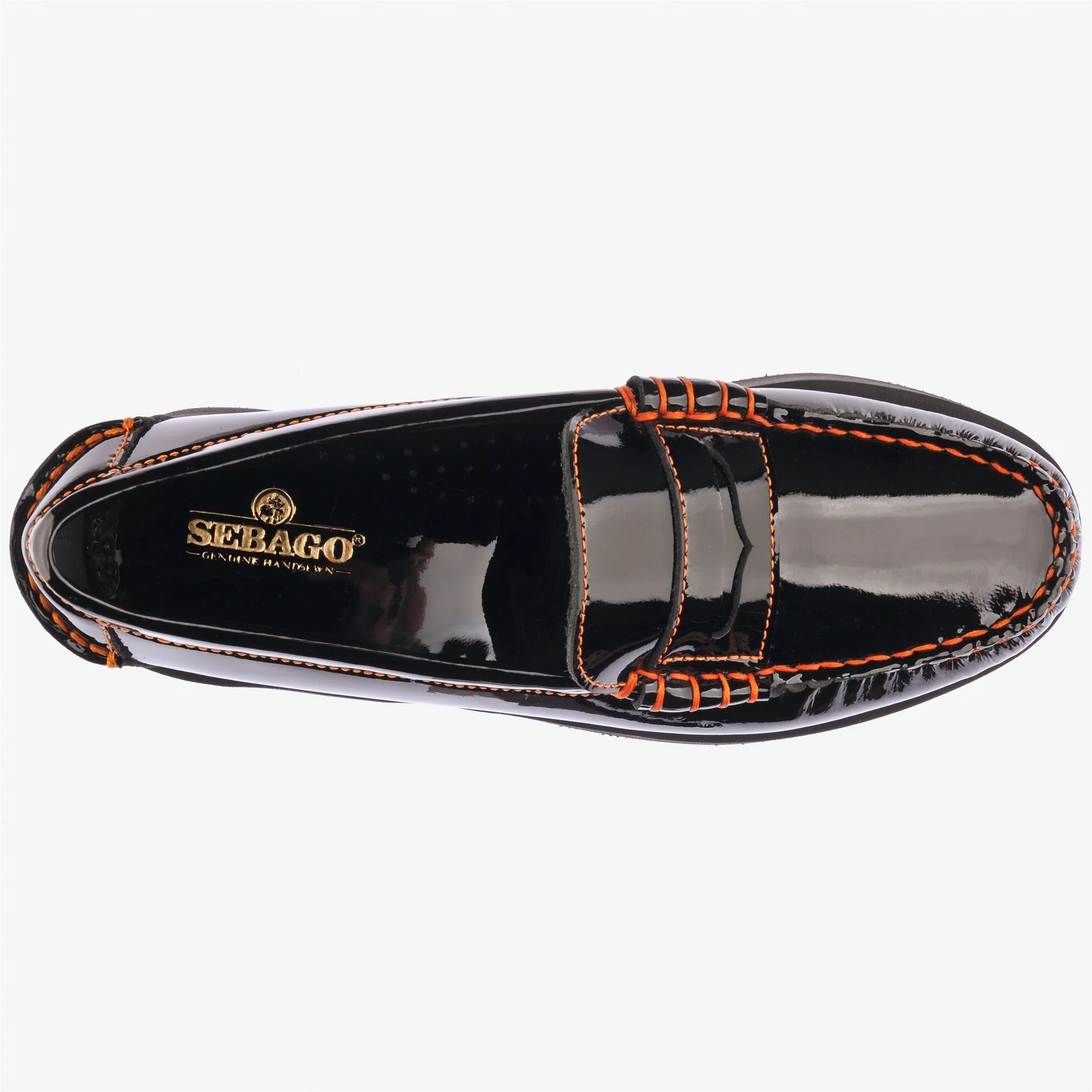 KARA WOMAN - Moc - Moccasin - Woman - BLACK-ORANGE - Image 4