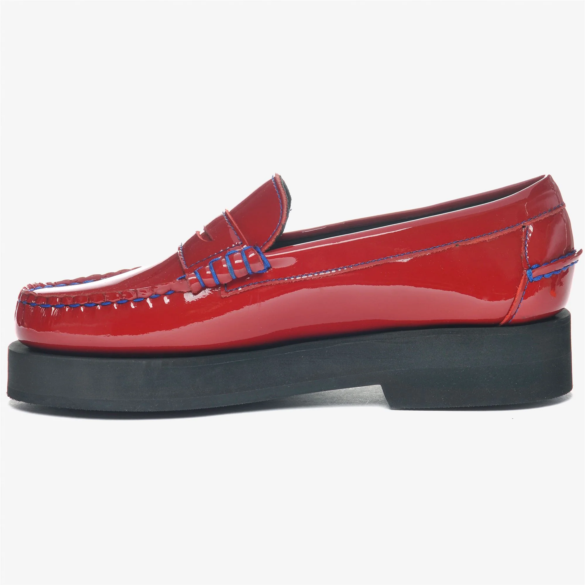 KARA WOMAN - Moc - Moccasin - Woman - RED-BLUE NEON - Image 3