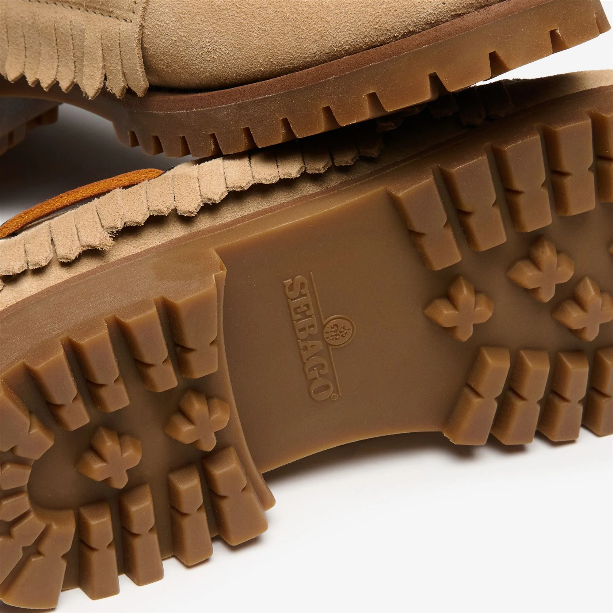 RANGER SUEDE FRINGE WOMAN - Docksides - Moccasin - Woman - BEIGE CAMEL - Image 5