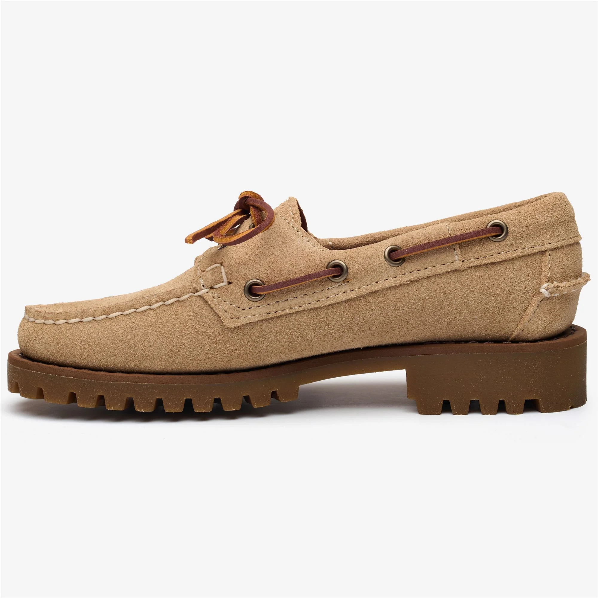 RANGER SUEDE WOMAN - Docksides - Moccasin - Woman - BEIGE CAMEL - Image 3