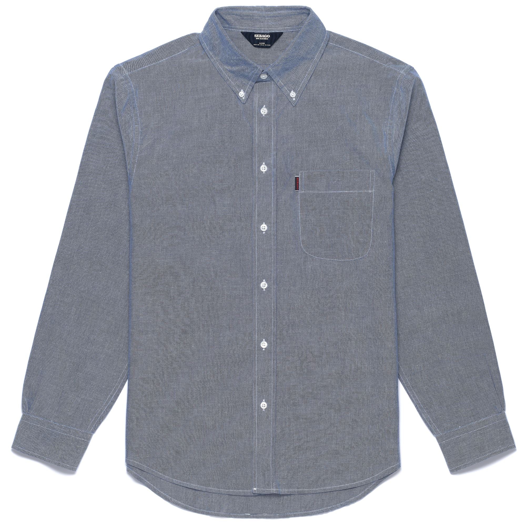 WHALEBACK - SHIRTS - Oxford - Man - AZURE DAYLIGHT