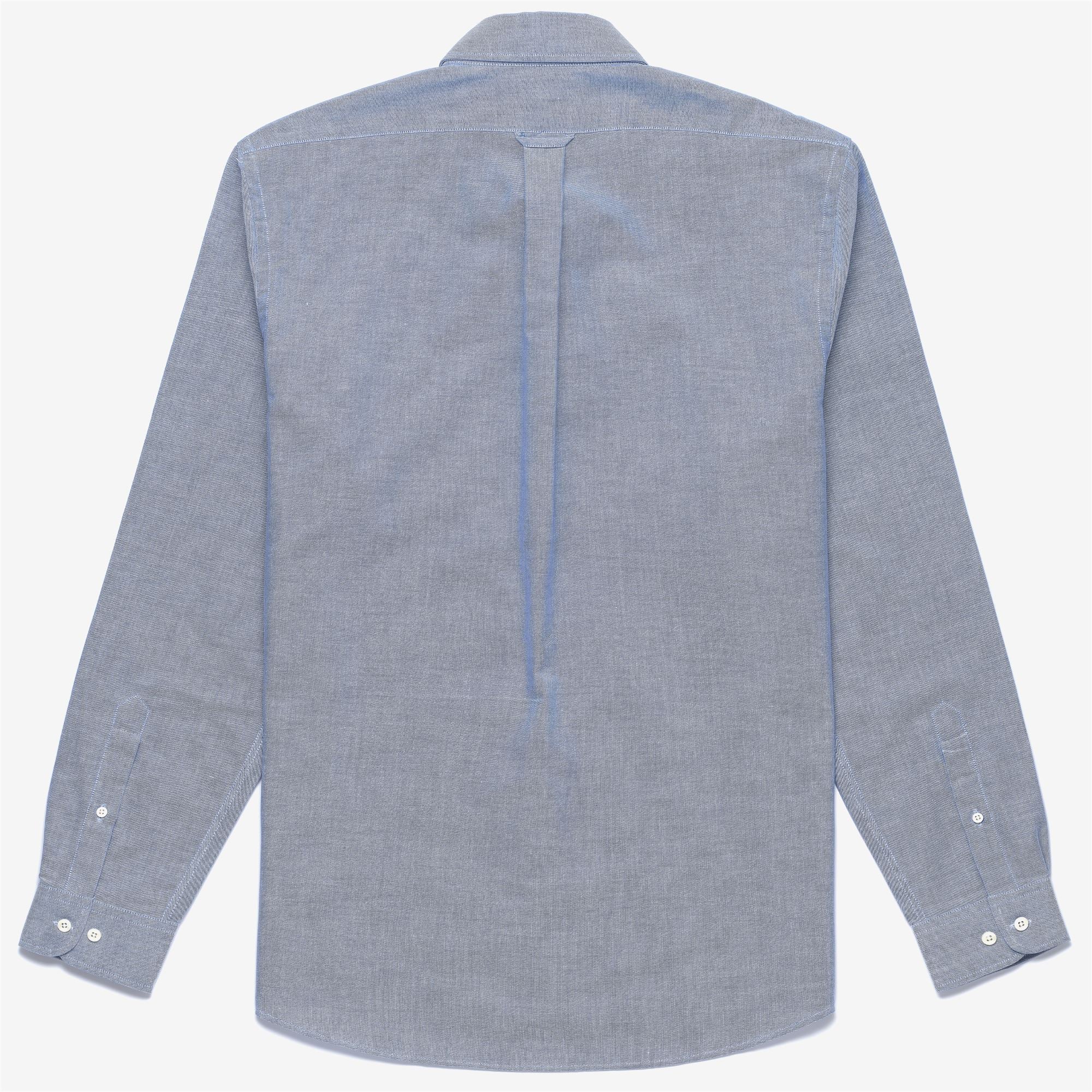 WHALEBACK - SHIRTS - Oxford - Man - BLUE NEBULAS - Image 2